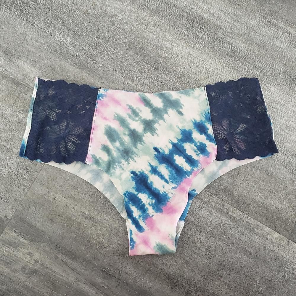 Designer Multicolored Tie Dyed VS Cheekster Panty Size ONE SIZE - 1 Thumbnail