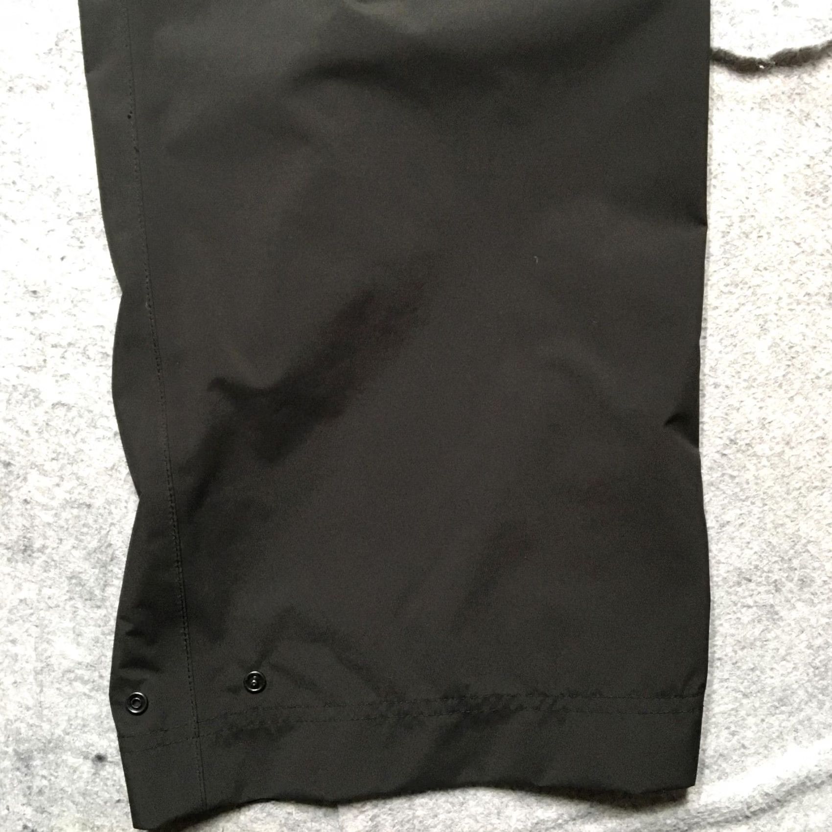 Vintage Zero Restriction Pants Mens XL Black Waterproof Golf Rain Wind Shell Rainwear Size US 36 / EU 52 - 2 Thumbnail