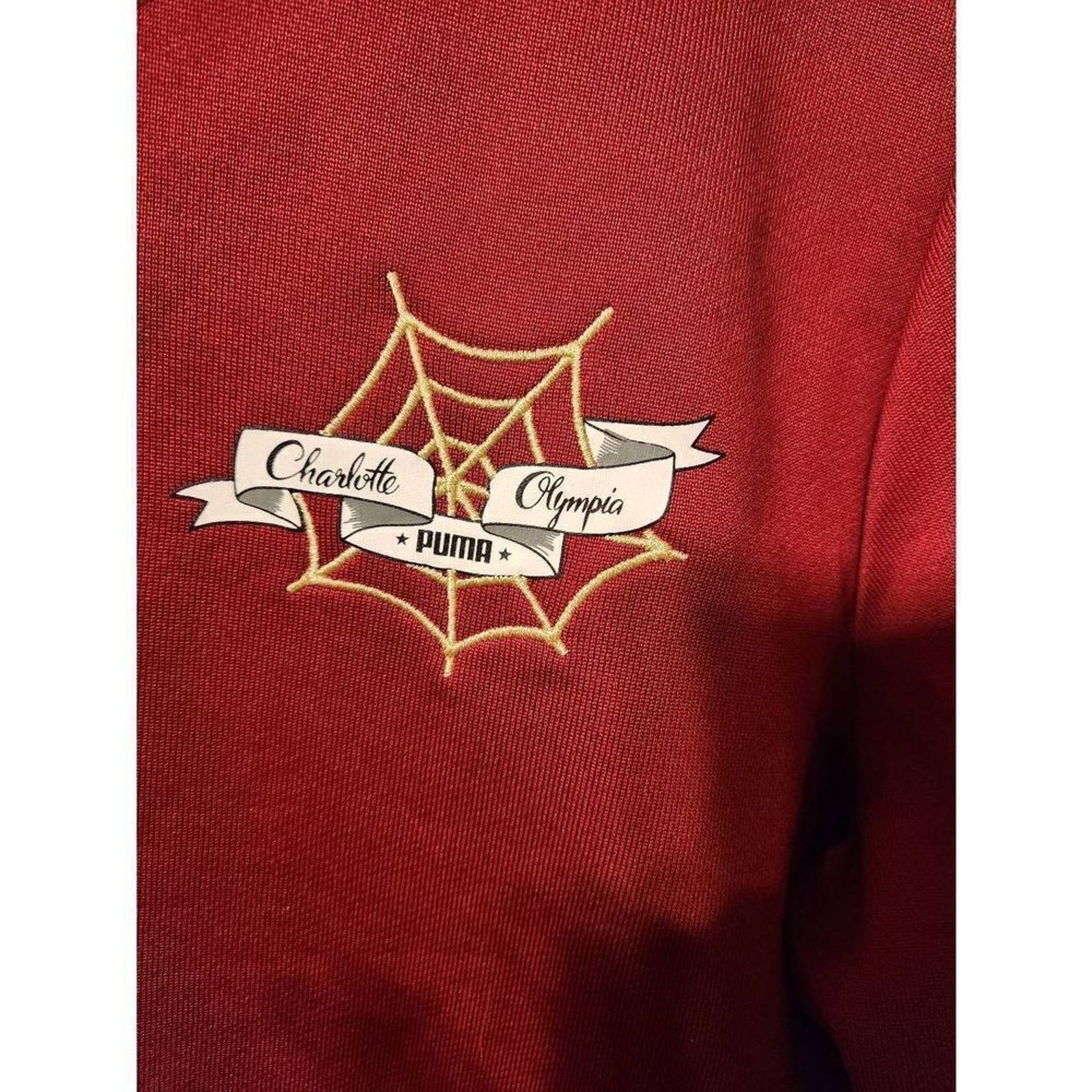 Puma Puma XL Rouge dahlia cropped crew sweatshirt Size XL / US 12-14 / IT 48-50 - 7 Thumbnail