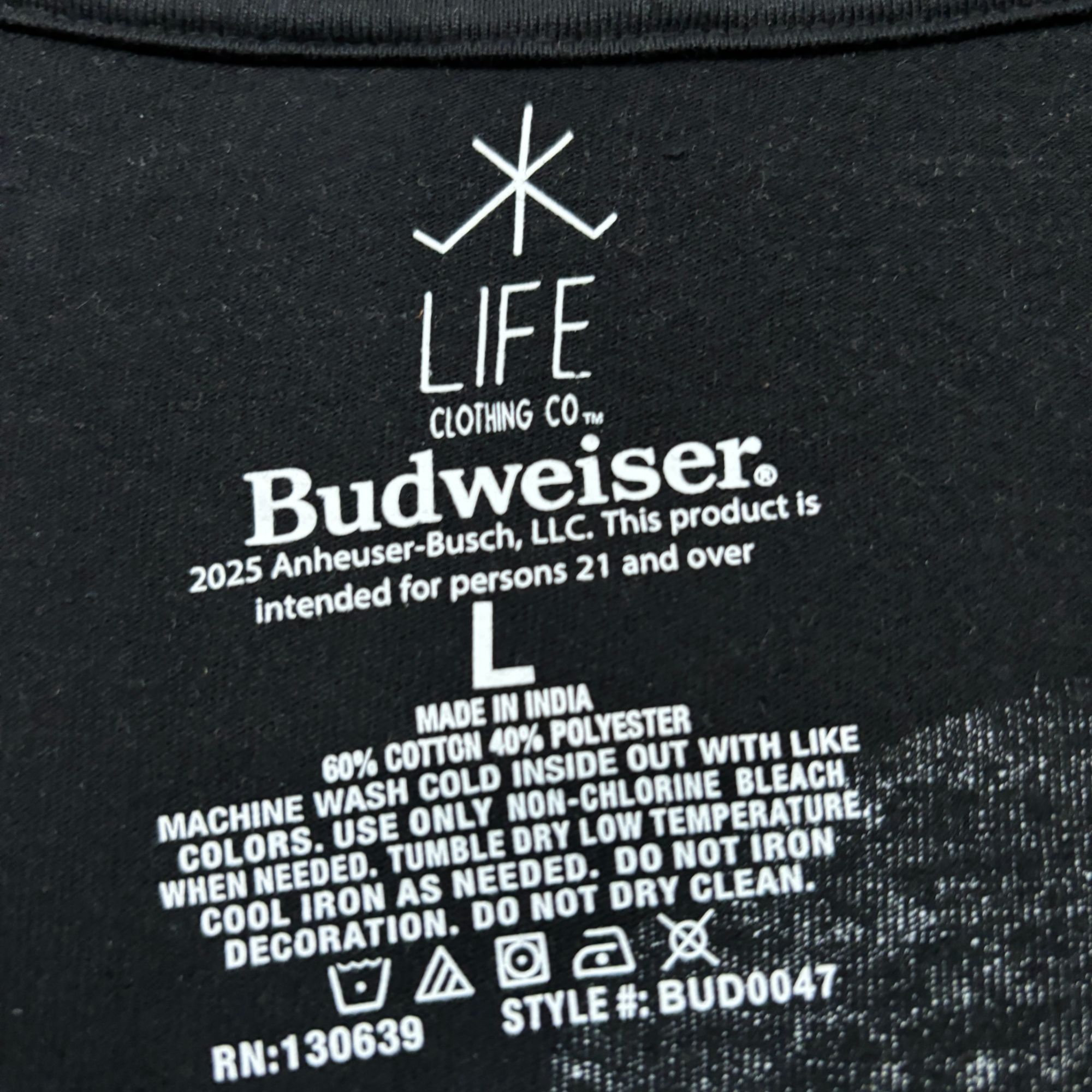Budweiser Budweiser Featured & Preferred Everywhere Oversized Tee L Size US L / EU 52-54 / 3 - 4 Thumbnail