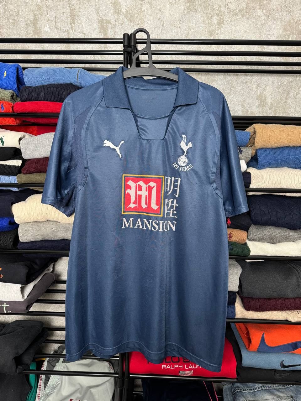Puma Tottenham Hotspur 2007 Away Football Shirt 125 Years Soccer Size US L / EU 52-54 / 3 - 1 Thumbnail