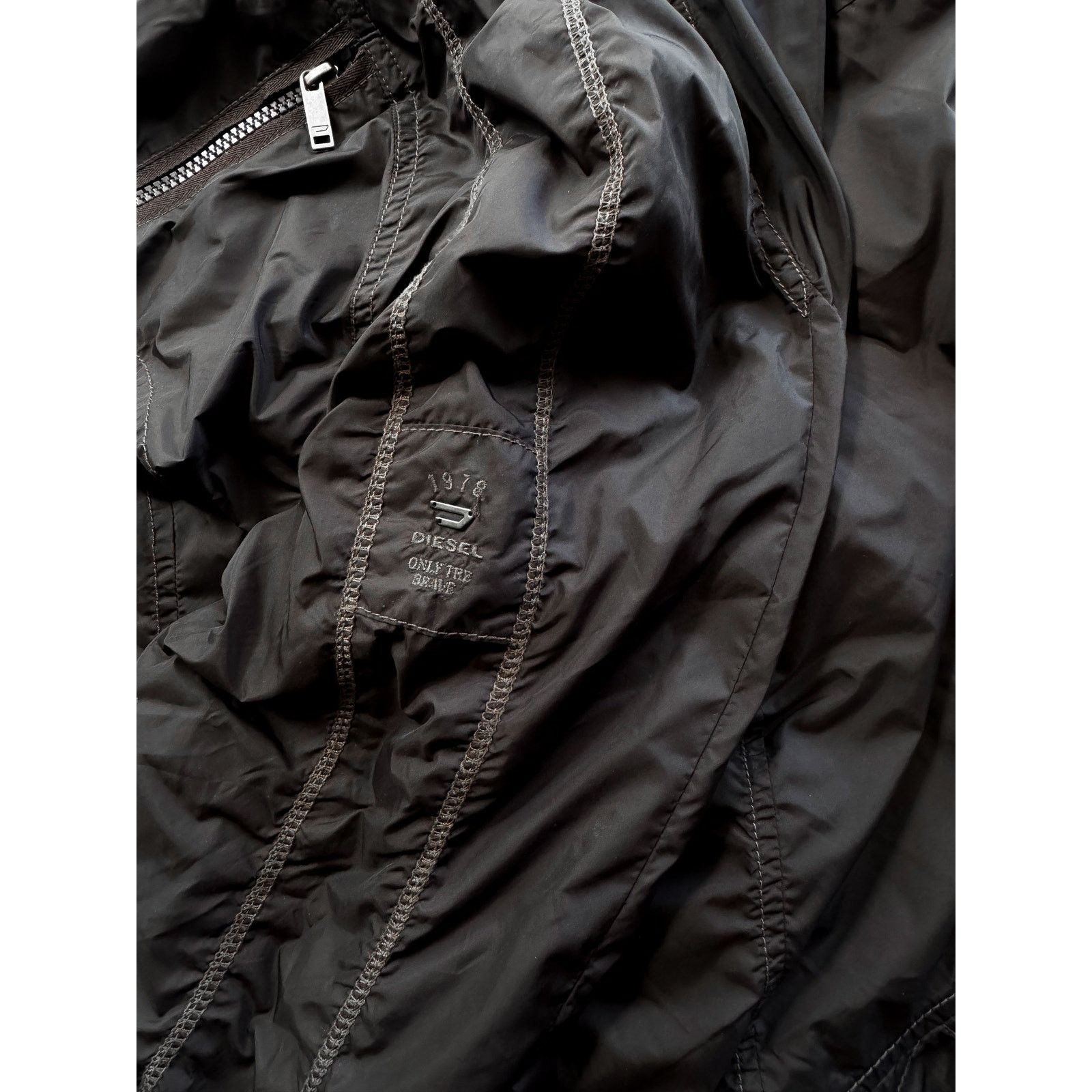 Diesel 2000s Diesel Lightweight Moto Jacket Size L Size L / US 10 / IT 46 - 2 Thumbnail