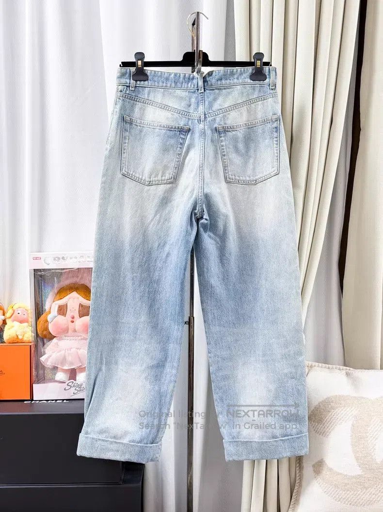Chanel Chanel Gradient pearlescent coated denim trousers Size 25" / US 0 / IT 36 - 2 Thumbnail