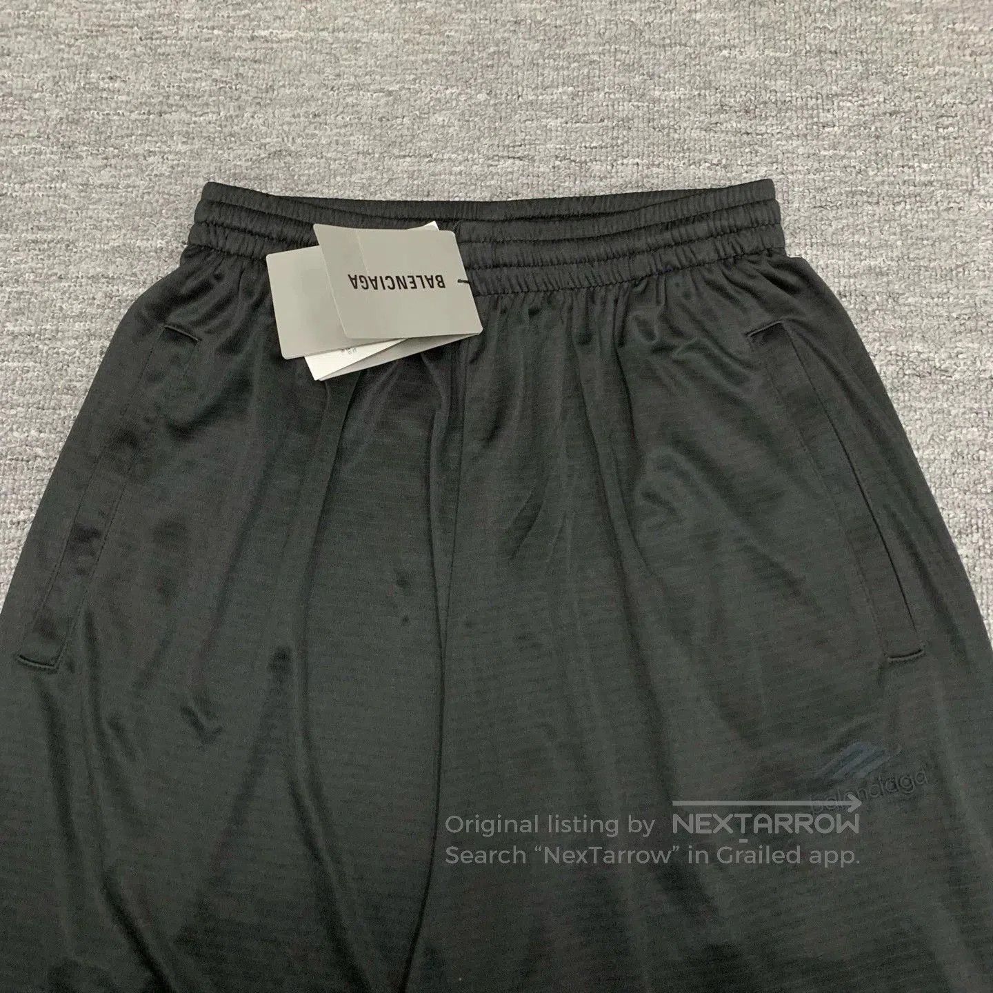 Balenciaga Black 3B Casual Pants M.