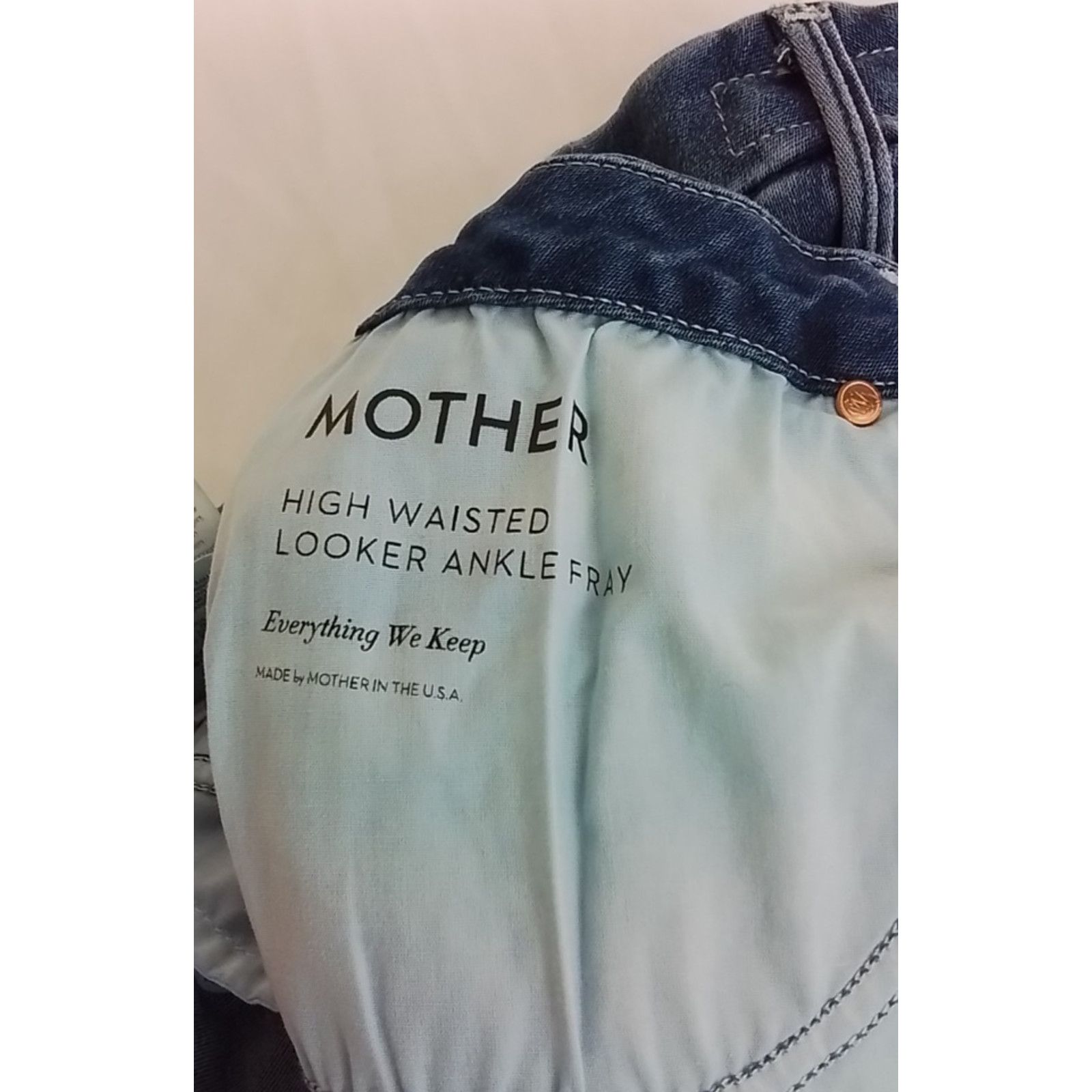 MOTHER Mother Jeans Women's 27" High Waisted Med. Wash Looker Ankle Size 27" / US 4 / IT 40 - 8 Thumbnail