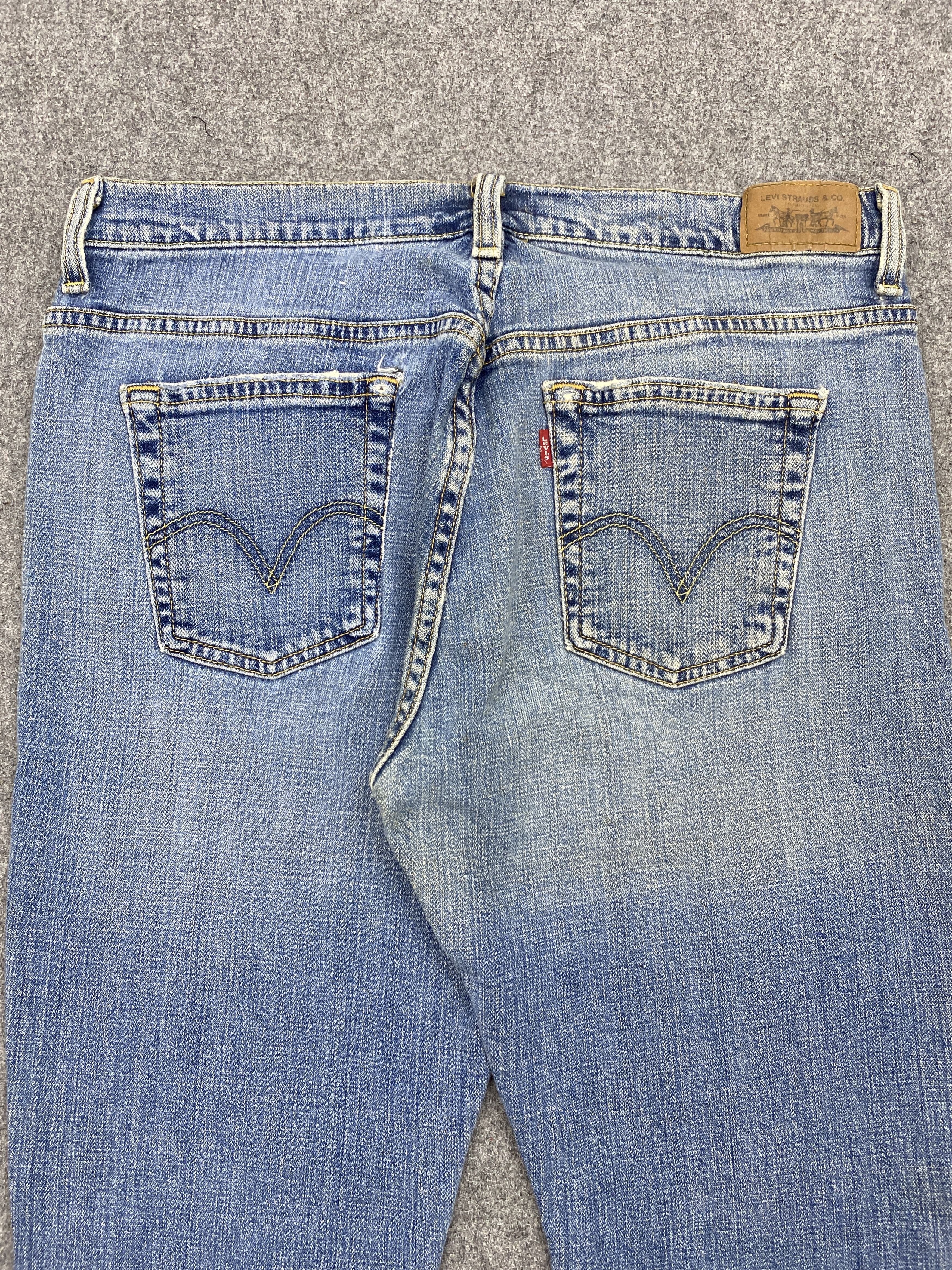 Levi's Vintage Levis 515 Flared Bootcut Faded Blue Jeans 32x29 Size 32" / US 10 / IT 46 - 4 Thumbnail