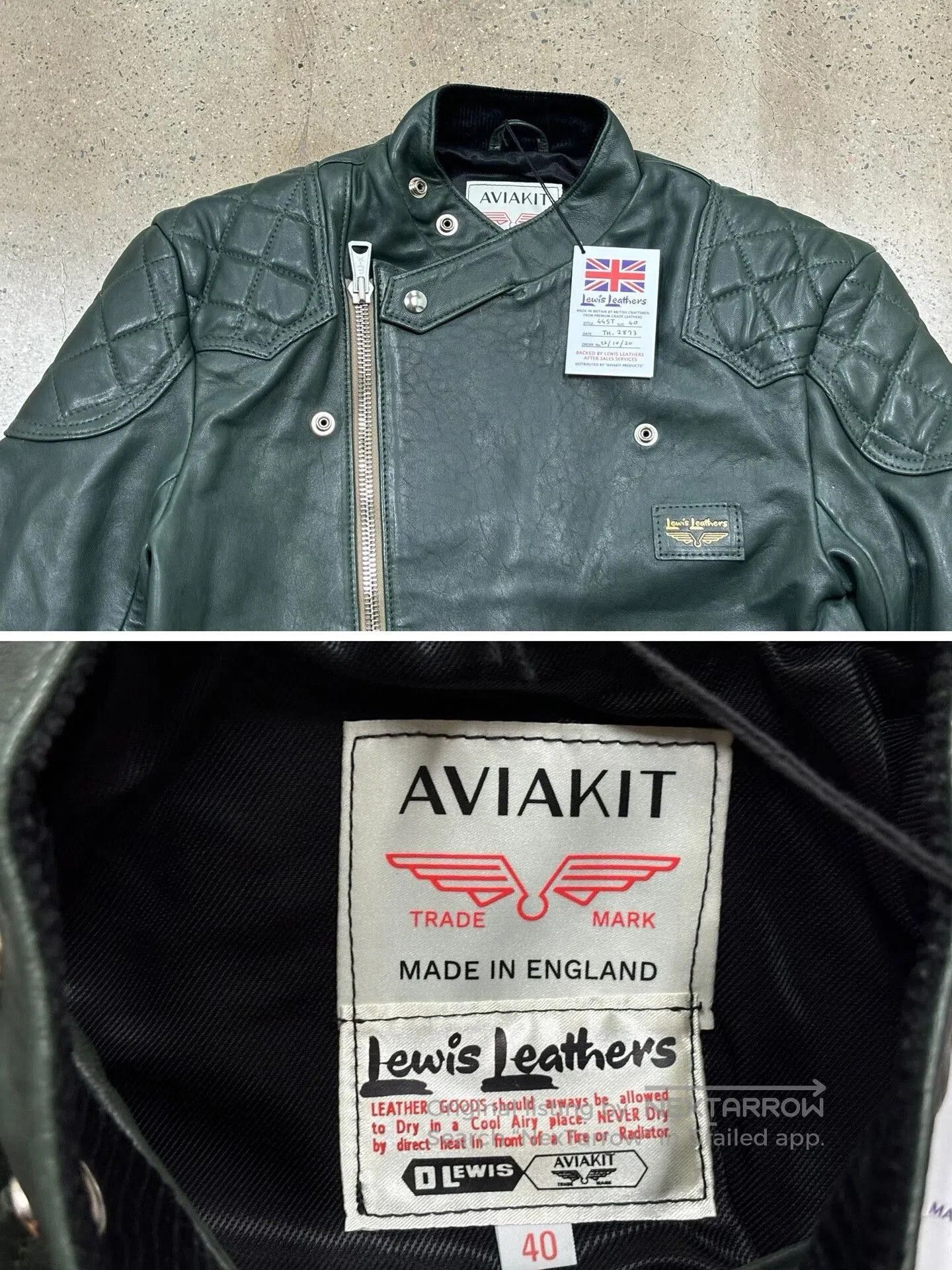 Lewis Leathers Lewis Leathers 445 Super Monza Leather Jacket. Size US XXS / EU 40 - 4 Thumbnail