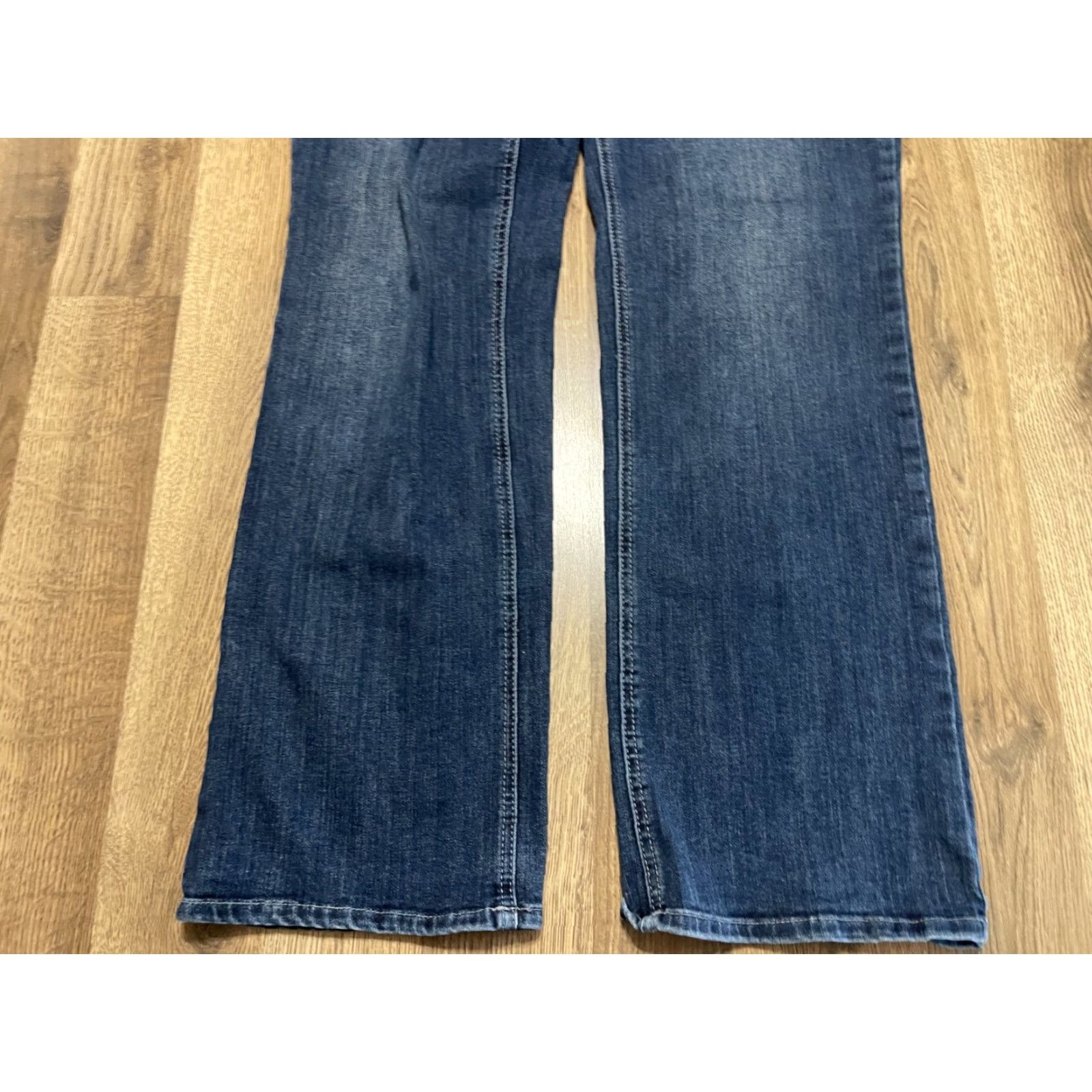 Vintage Christopher & Banks Jeans Women's Size 14 Blue Denim Bootcut Pockets Size 36" / US 14 / IT 50 - 3 Thumbnail