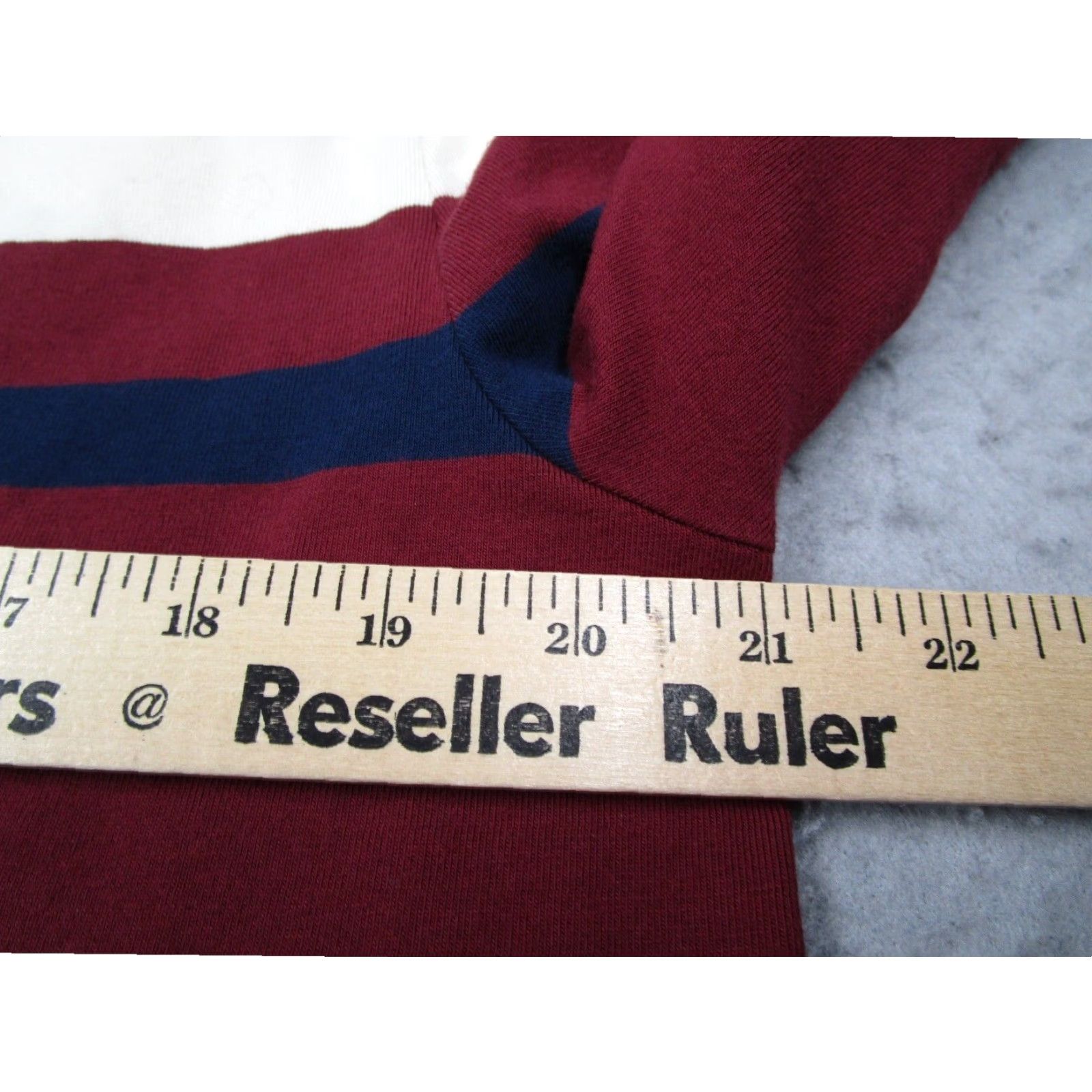 Marine Layer Marine Layer Mens Red 1/4 Zip Sweater Large Cotton Blend Preppy Golf Hike Travel Size US L / EU 52-54 / 3 - 7 Thumbnail