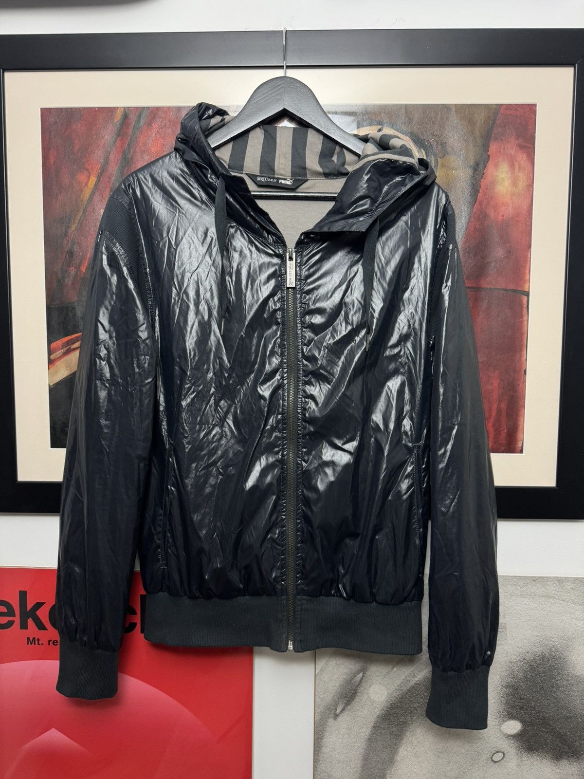 Alexander McQueen × Puma Puma Alexander McQueen Collab Nylon Jacket Designer Rare Size US S / EU 44-46 / 1 - 1 Thumbnail