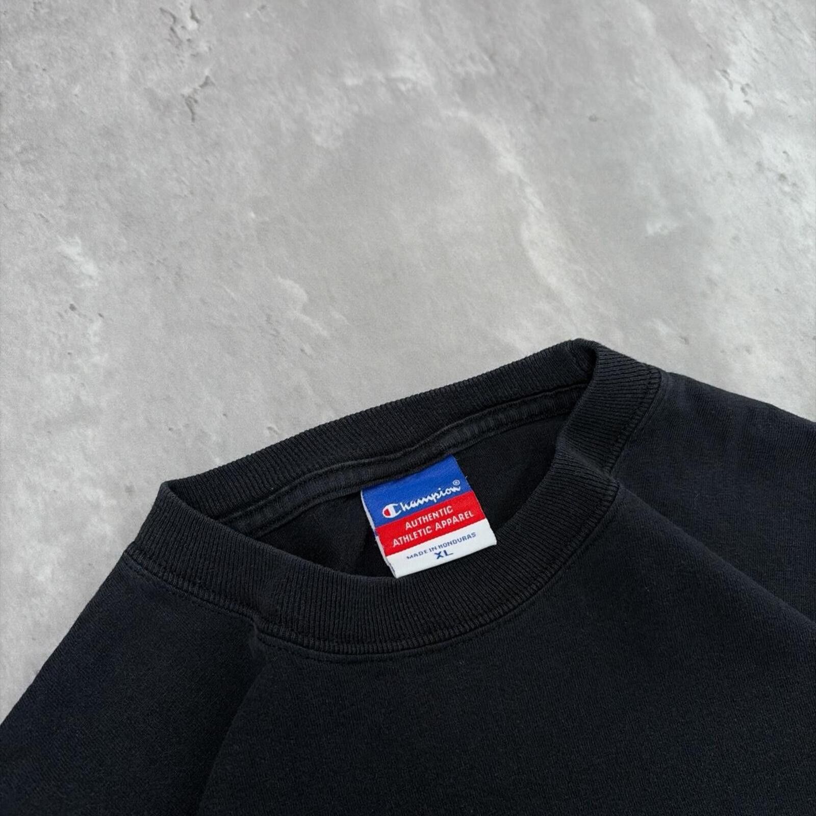 Champion Y2K Black Champion Purdue University Long Sleeve Shirt Size US XL / EU 56 / 4 - 6 Thumbnail
