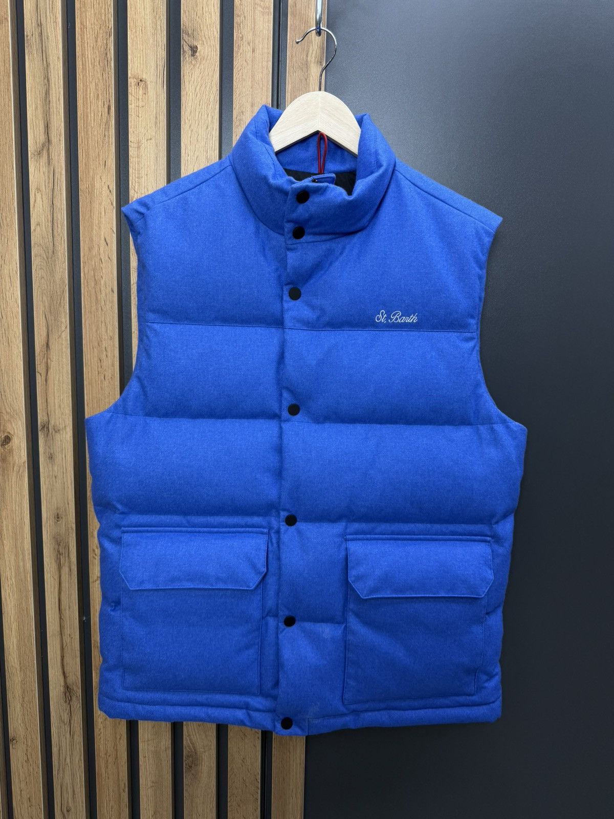 MC2 Saint Barth MC2 Saint Barth Down Padded Wool Vest Size L Size US L / EU 52-54 / 3 - 2 Thumbnail