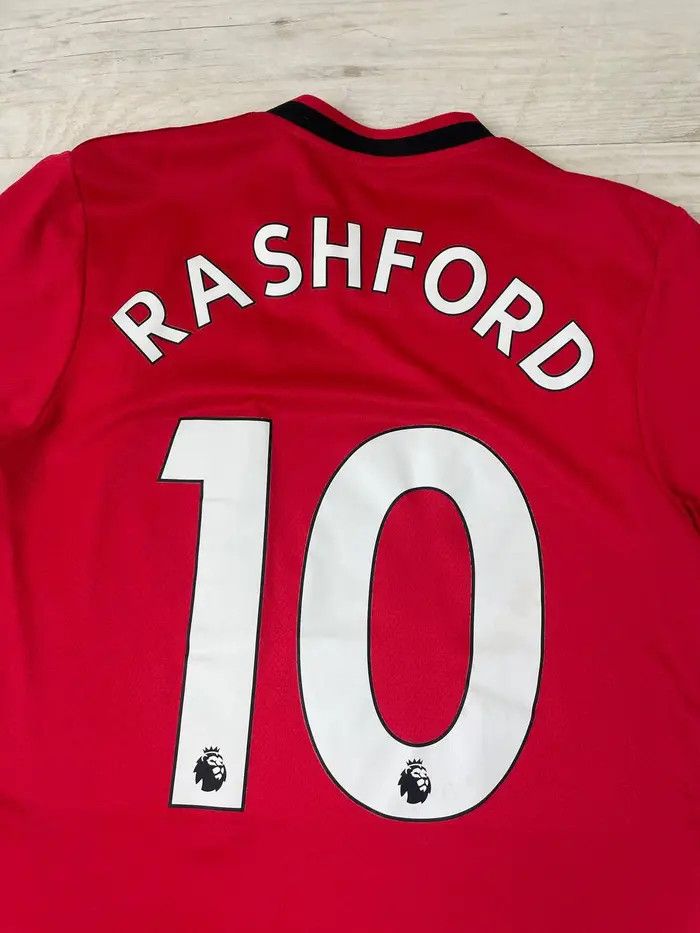 Adidas Manchester United 2019 2020 Rashford #10 Home Shirt Jersey Size US S / EU 44-46 / 1 - 12 Thumbnail