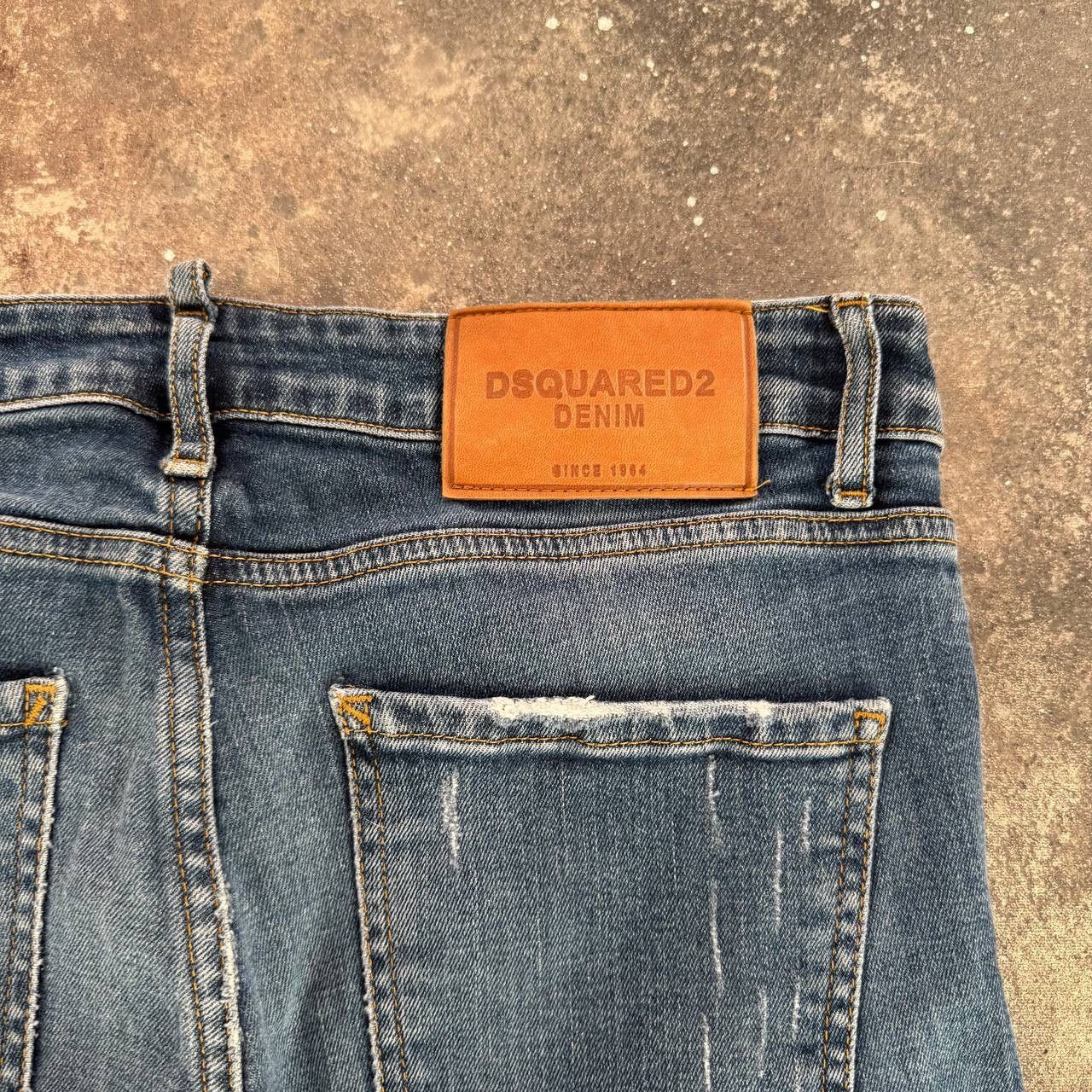 Dsquared2 × Vintage Dsquared2 Vintage Slim Fit Distressed Denim Jeans Size 28" / US 6 / IT 42 - 13 Thumbnail