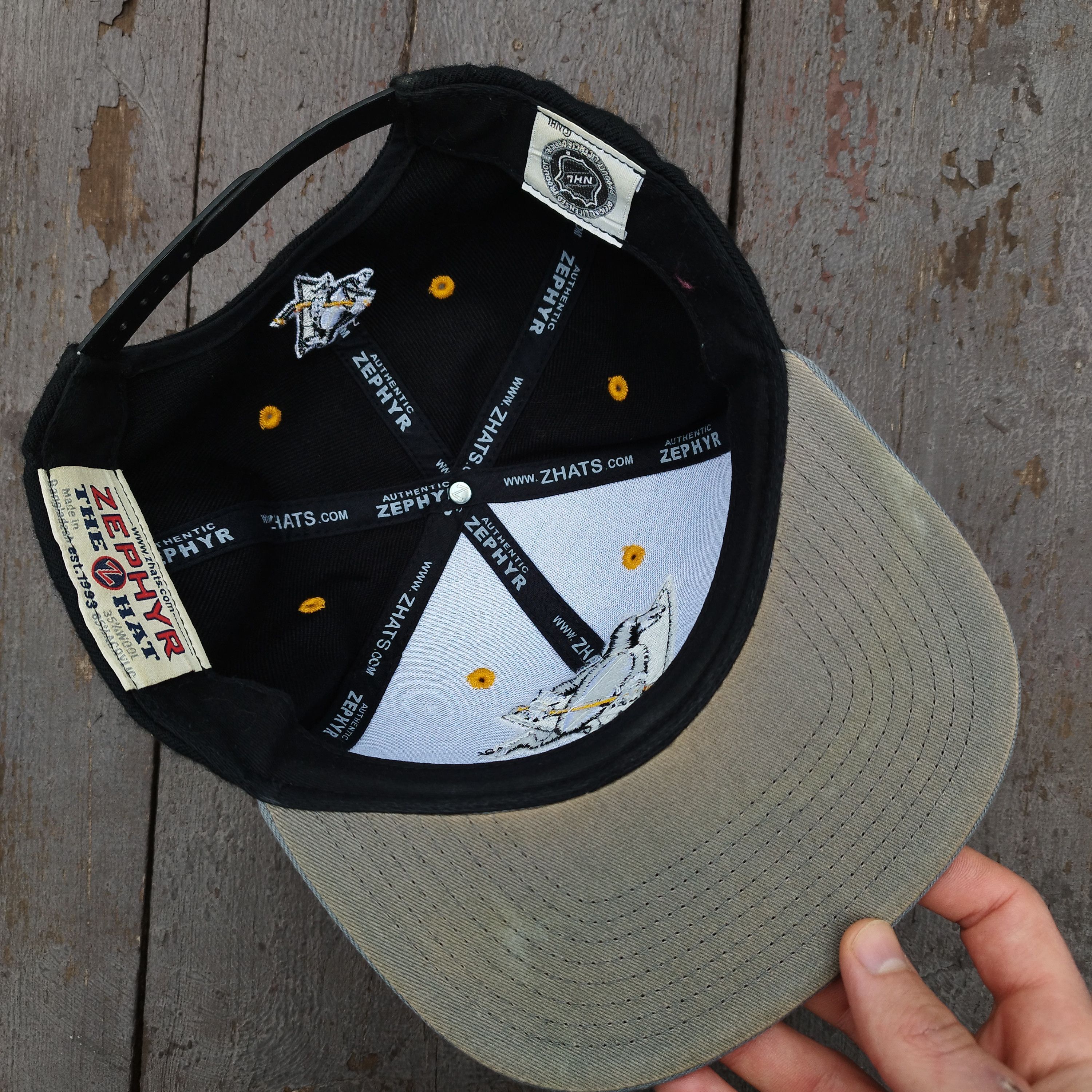 Zephyr Pittsburgh Penguins Zephyr Snapback Hat NHL Hockey Wool Size ONE SIZE - 6 Thumbnail