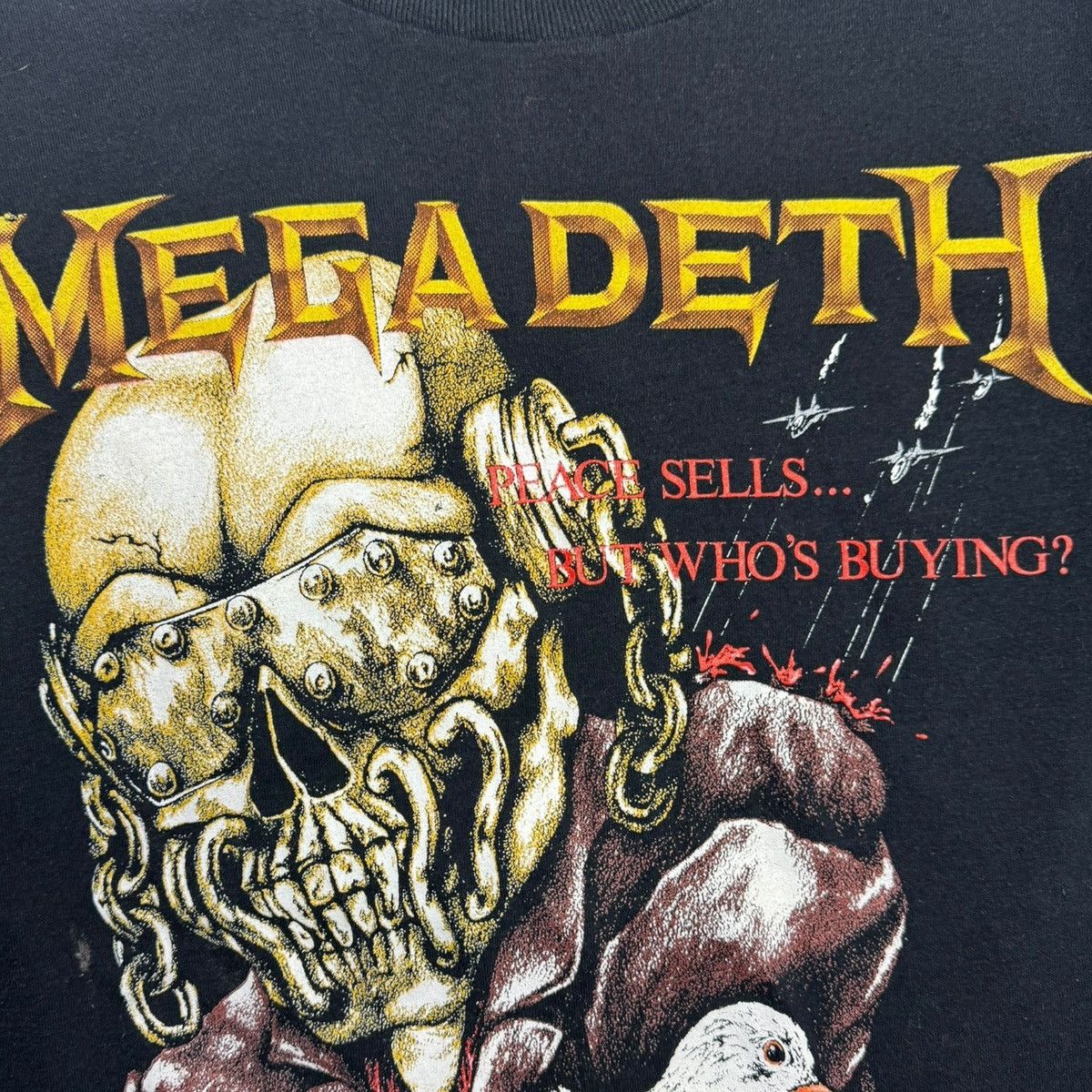 Band Tees 1987 Megadeth Peace Sells But Who’s Buying? Metal T-Shirt Size US M / EU 48-50 / 2 - 8 Thumbnail