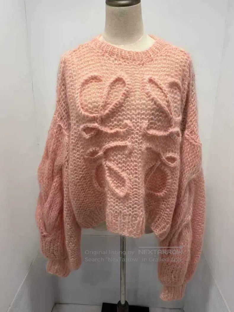 Loewe Loewe Big logo mohair sweater Size S / US 4 / IT 40 - 1 Thumbnail