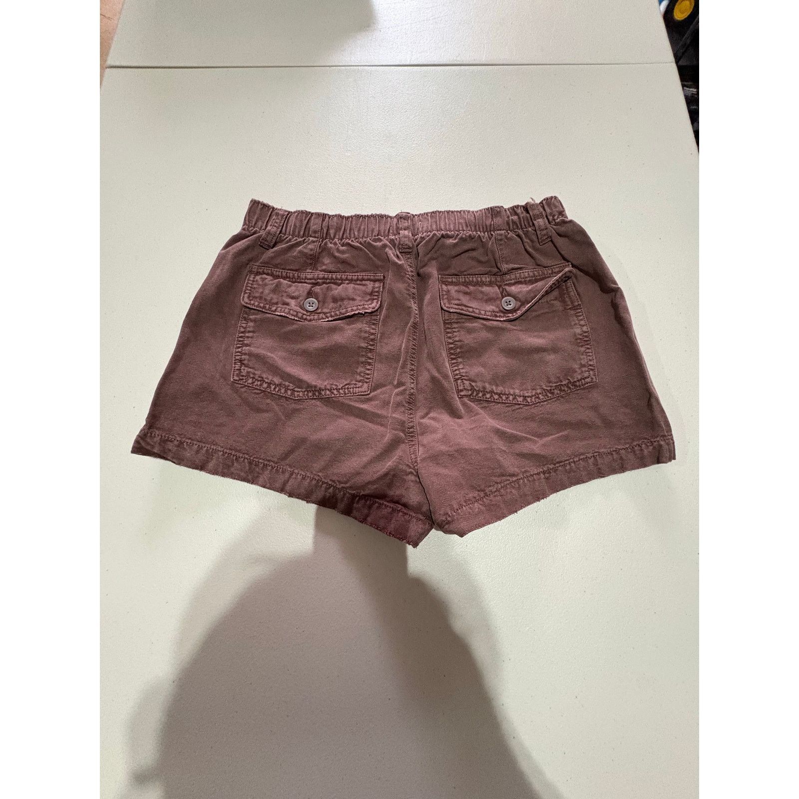 American Eagle Outfitters Aerie Women’s Brown Utility Shorts Size Small Petite Size 27" / US 4 / IT 40 - 3 Thumbnail
