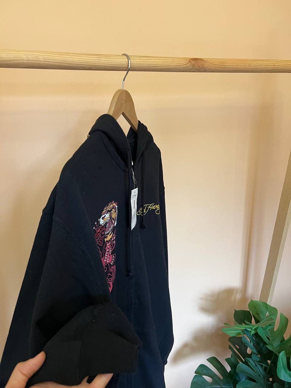 Christian Audigier × Ed Hardy NWT Vintage Ed Hardy Los Angeles Zip Hoodie Logo Rare XXL Size US XXL / EU 58 / 5 - 12 Thumbnail