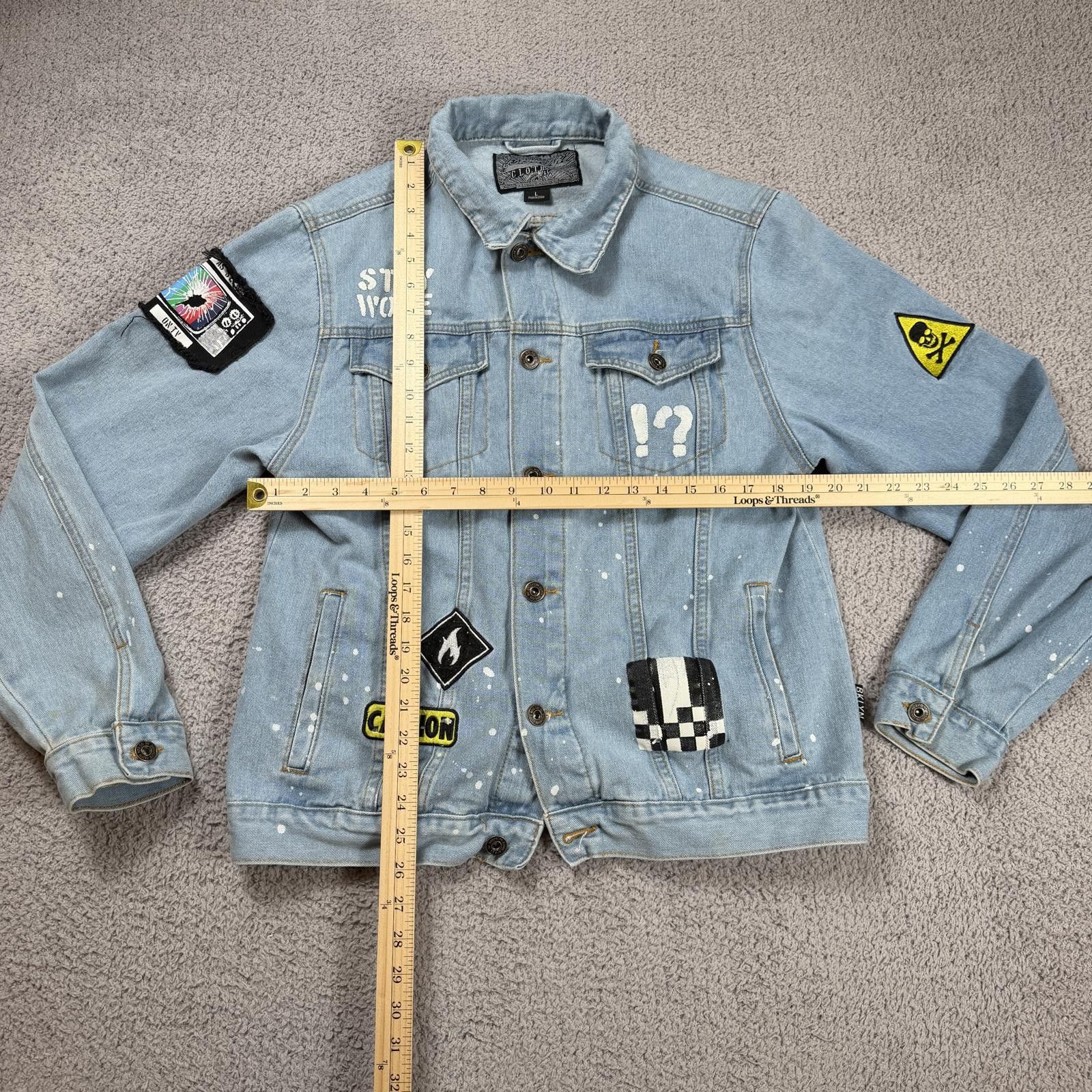 Brooklyn Cloth Brooklyn Cloth Denim Jean Jacket Mens L Patch Stay Woke Size US L / EU 52-54 / 3 - 3 Thumbnail