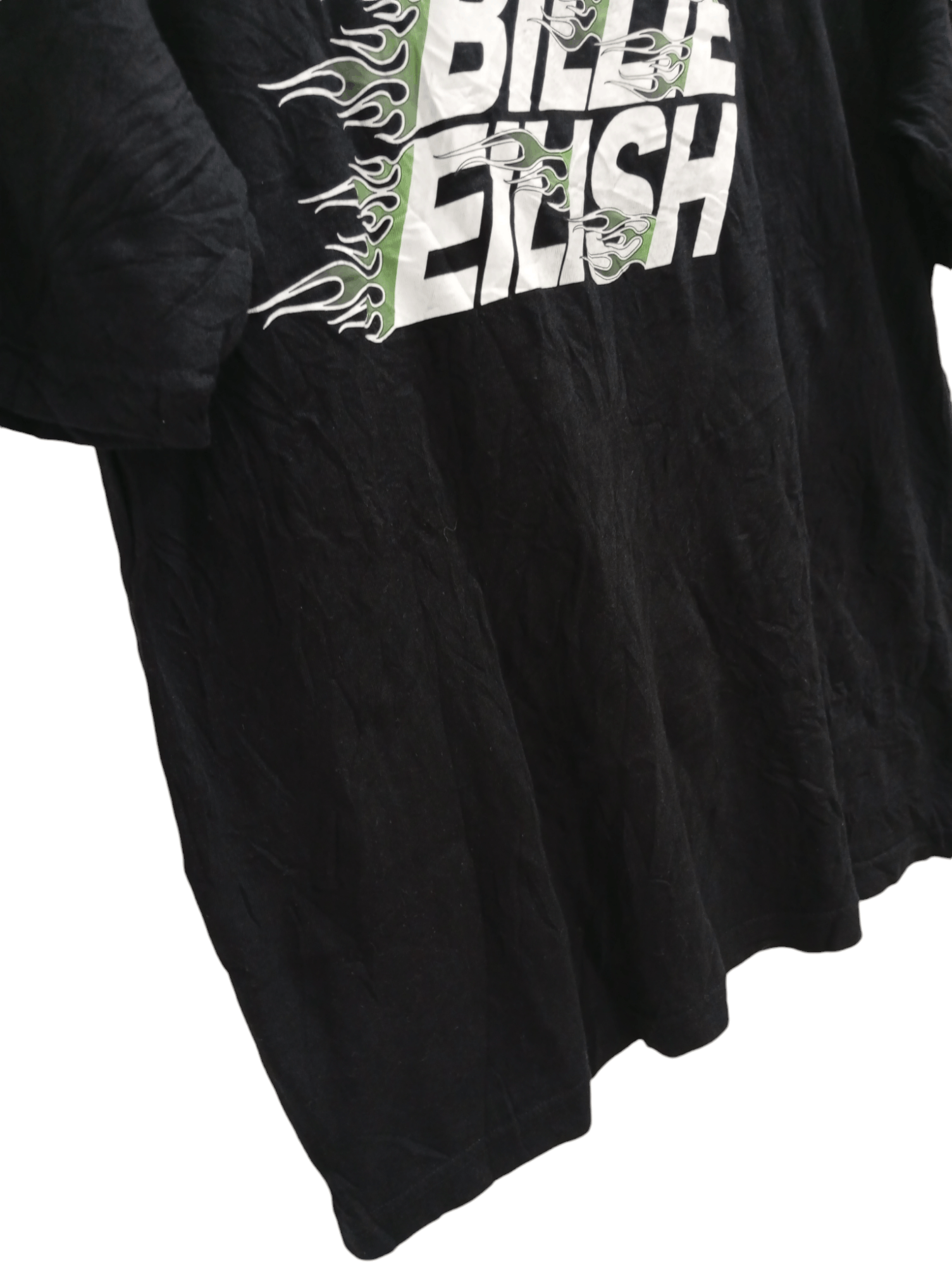 Band Tees × Billie Eilish × Uniqlo 🔥🔥Uniqlo x Billie Eilish Spellout Flame T-Shirt Size US M / EU 48-50 / 2 - 10 Thumbnail