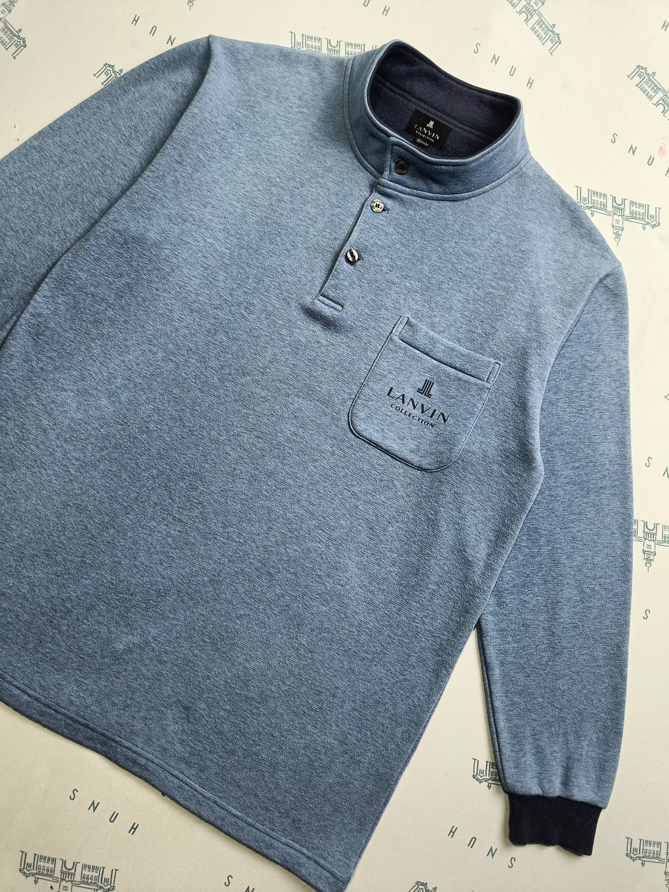 Lanvin LANVIN Collection Long-sleeved Single Pocket Button Up Size US M / EU 48-50 / 2 - 3 Thumbnail
