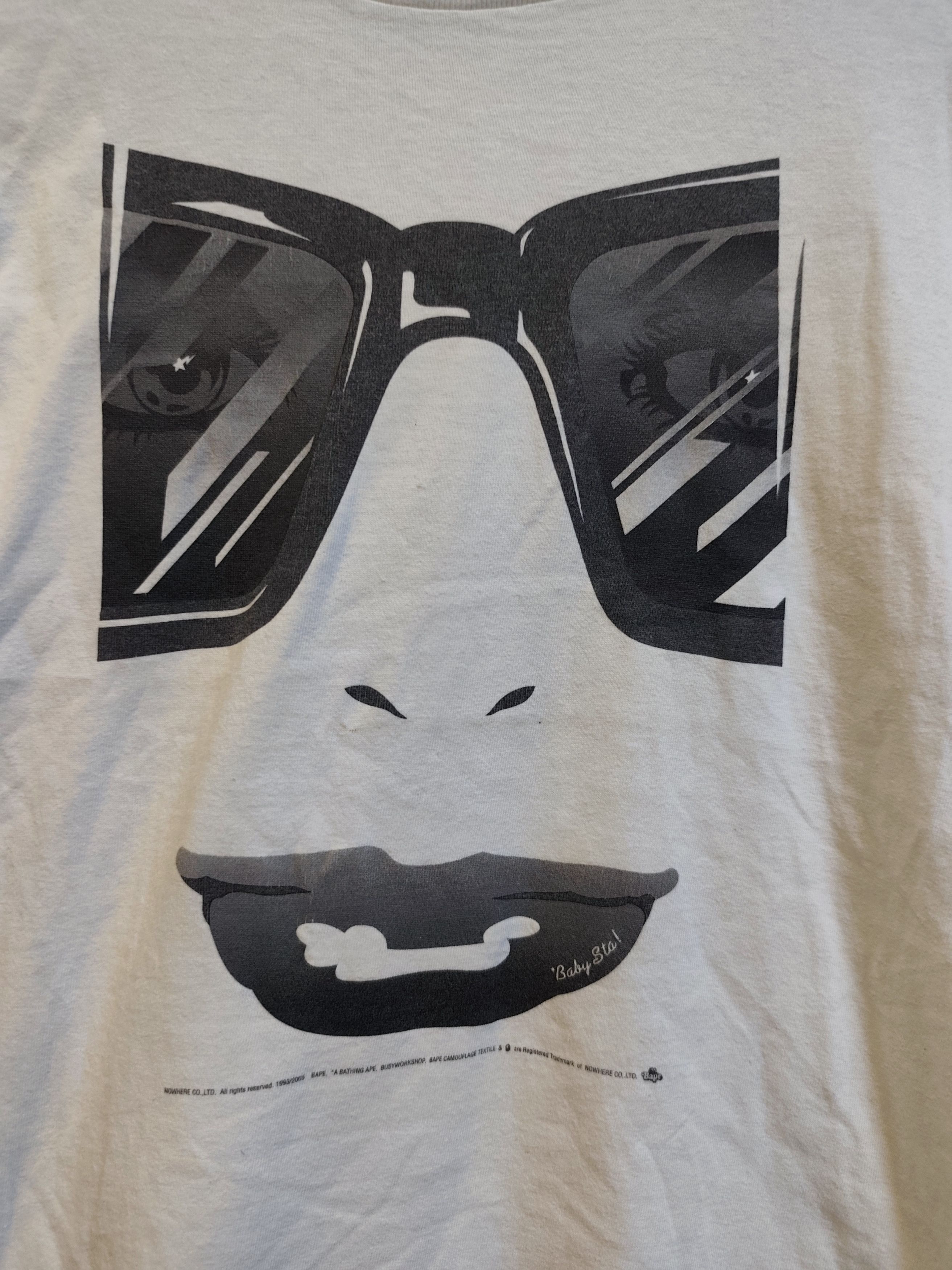 Bape Vintage Bape "Baby Sta Sunglasses Face"T-Shirt Size US XS / EU 42 / 0 - 5 Thumbnail