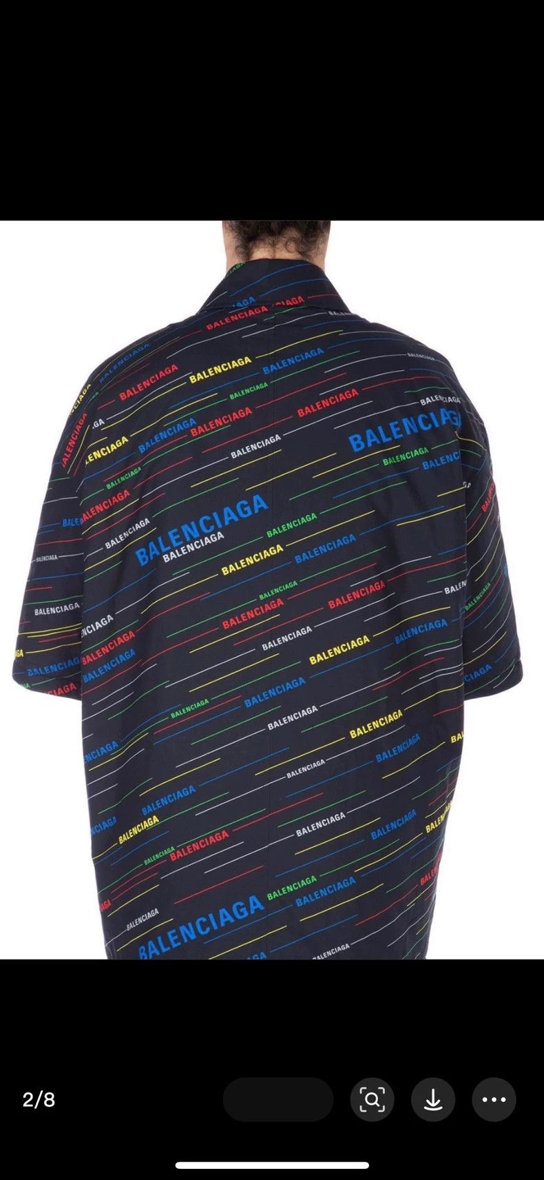 Balenciaga Balenciaga Bullet screen logo cotton-padded jacket short sl Size US M / EU 48-50 / 2 - 3 Thumbnail