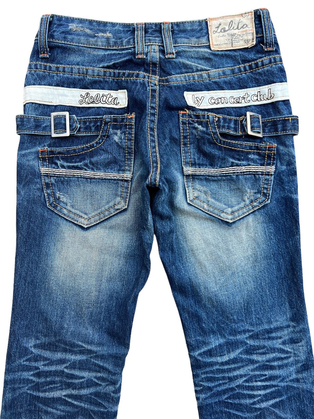Japanese Brand Lolita Yoshitomo Nara Distressed Denim Jeans 31x31.5 Size 31" - 5 Thumbnail
