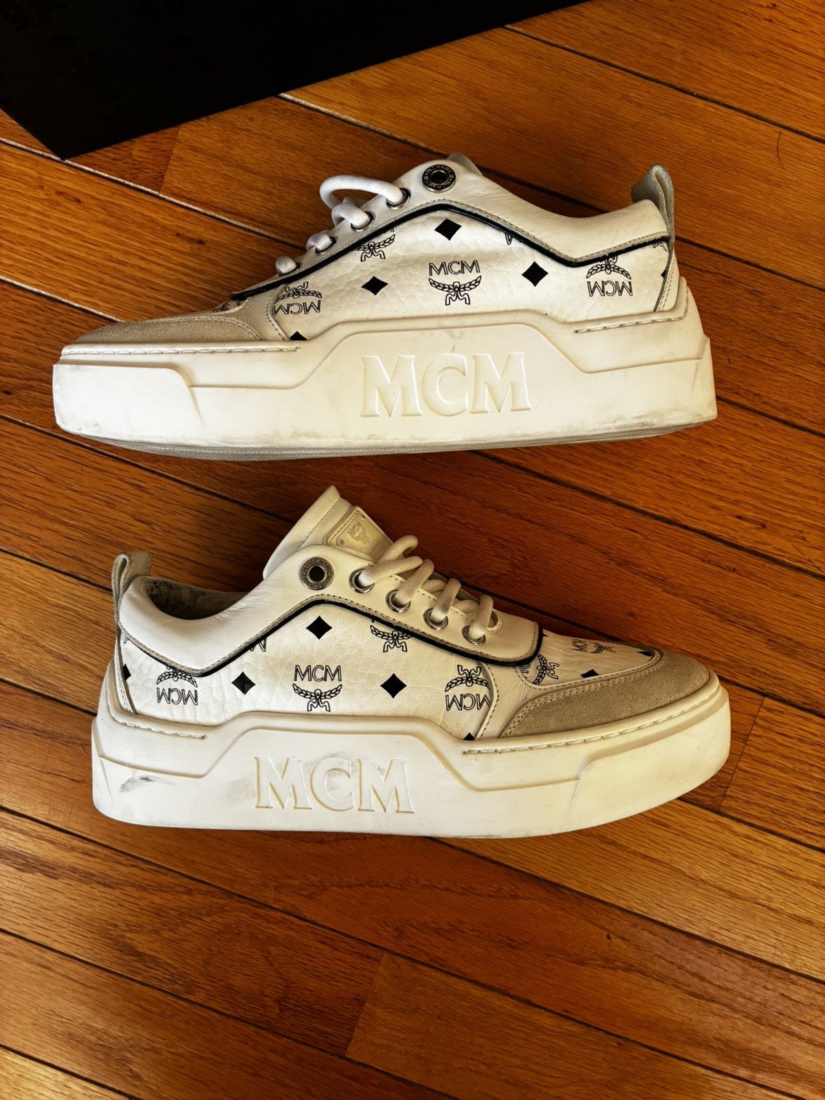 MCM MCM SKYWARD PLATFORM H.S White Size US 5.5 / IT 35.5 - 4 Thumbnail