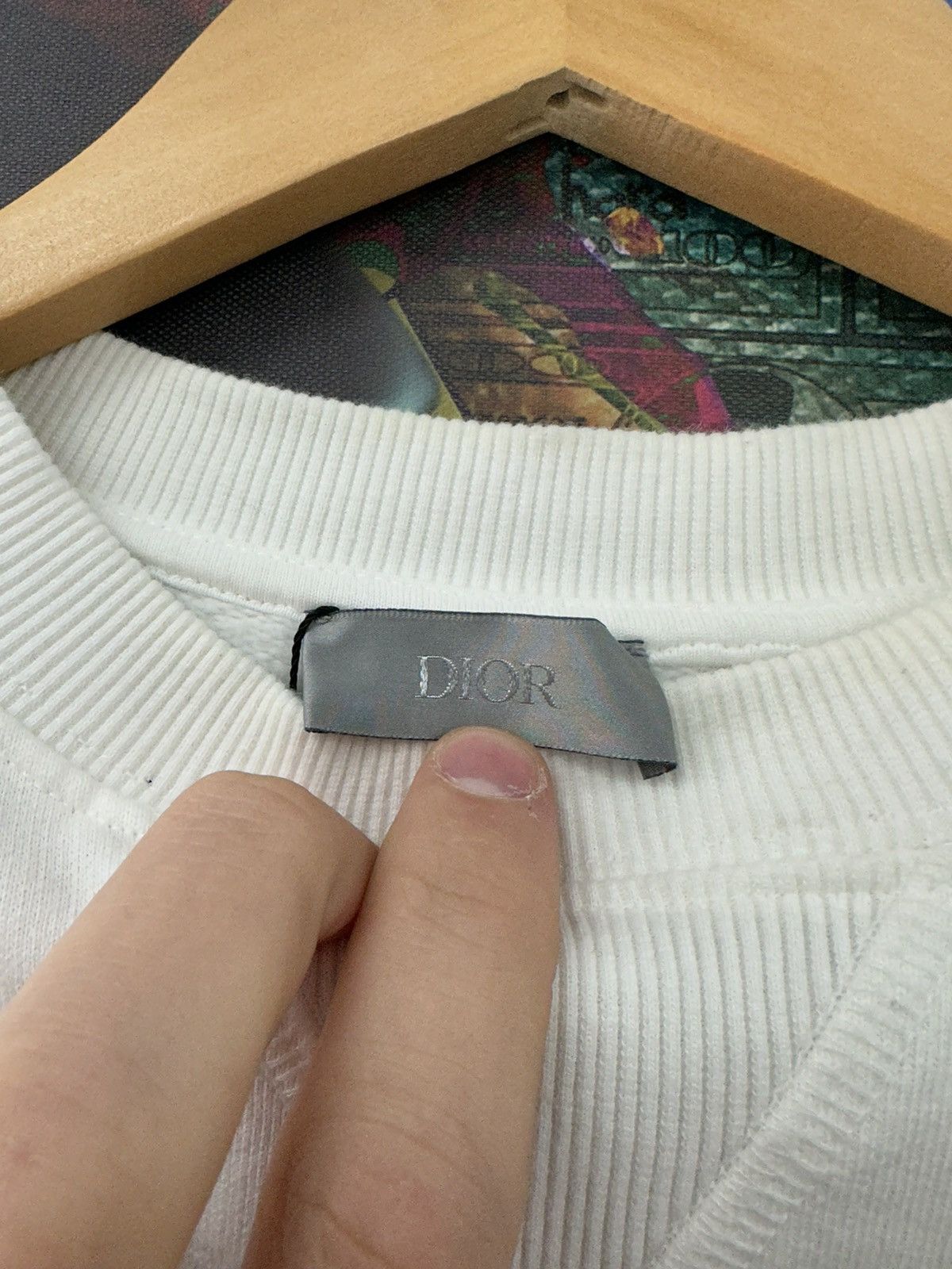 Dior Christian Dior Crewneck Sweatshirt White Black CD Size US S / EU 44-46 / 1 - 3 Thumbnail