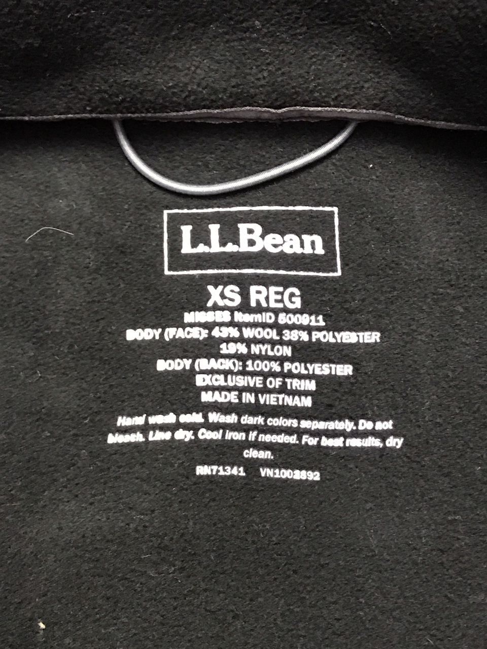 L.L. Bean LL Bean Wool Tek Coat Hoodie Size XS / US 0-2 / IT 36-38 - 11 Thumbnail