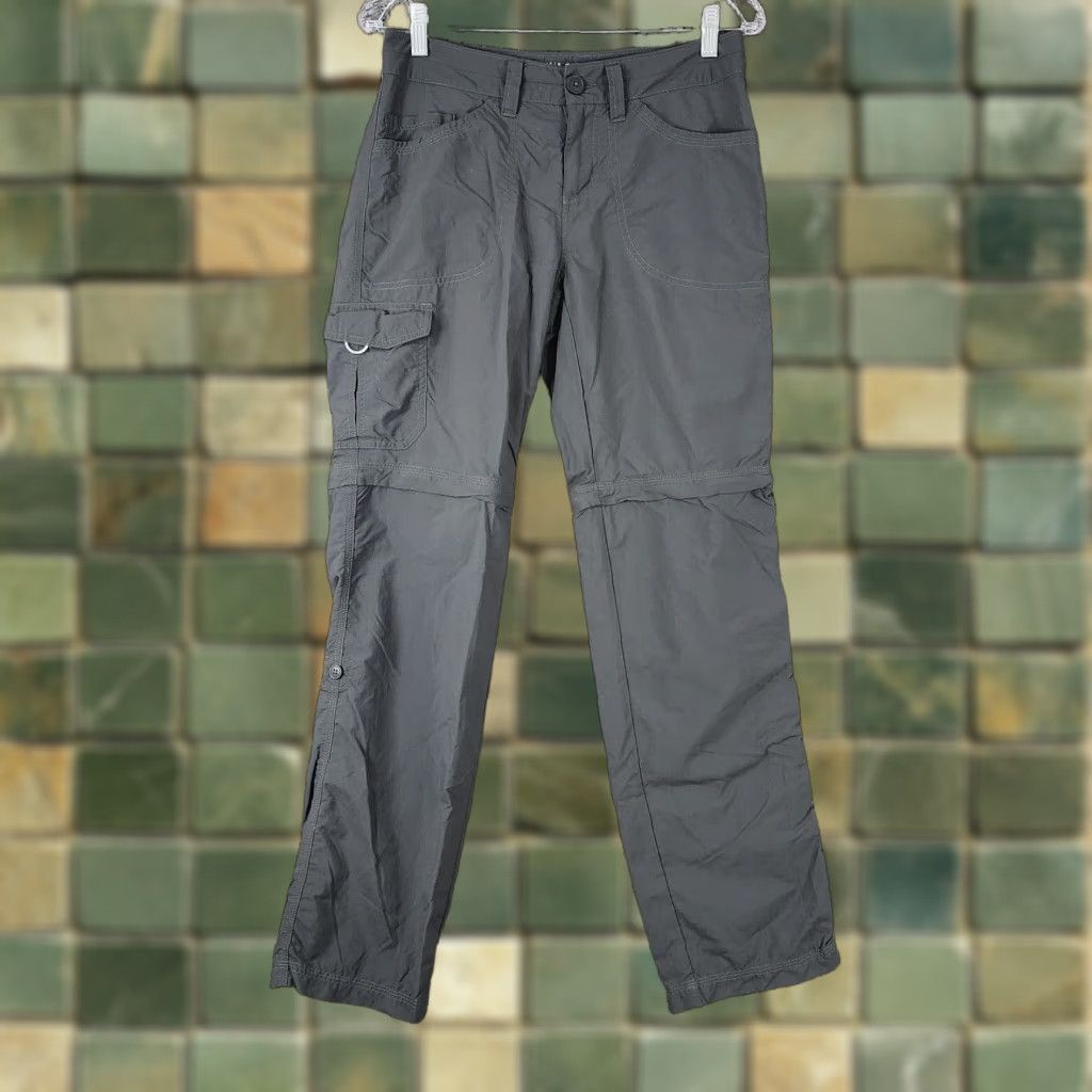 Mountain Hardwear VINTAGE Mountain Hardwear Women's Cargo Convertible Hiking Pants Size 6 Gray Outdoor Camping Size 28" / US 6 / IT 42 - 1 Thumbnail