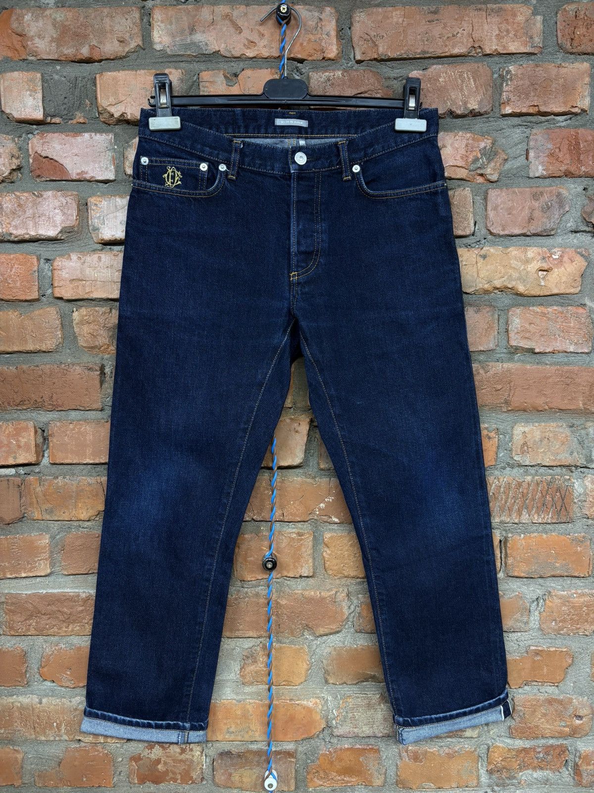Dior Dior Homme Selvedge Blue Denim Slim Pants Made in Japan sz30 Size US 30 / EU 46 - 7 Thumbnail