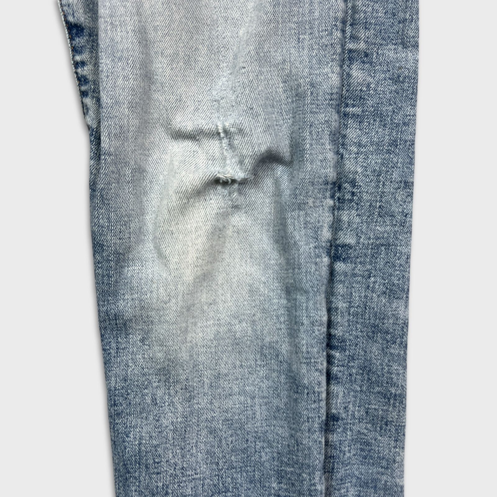 American Eagle Outfitters × Vintage American Eagle Jeans 30x30 Air Flex Slim Faded Denim Pants Size US 30 / EU 46 - 4 Thumbnail