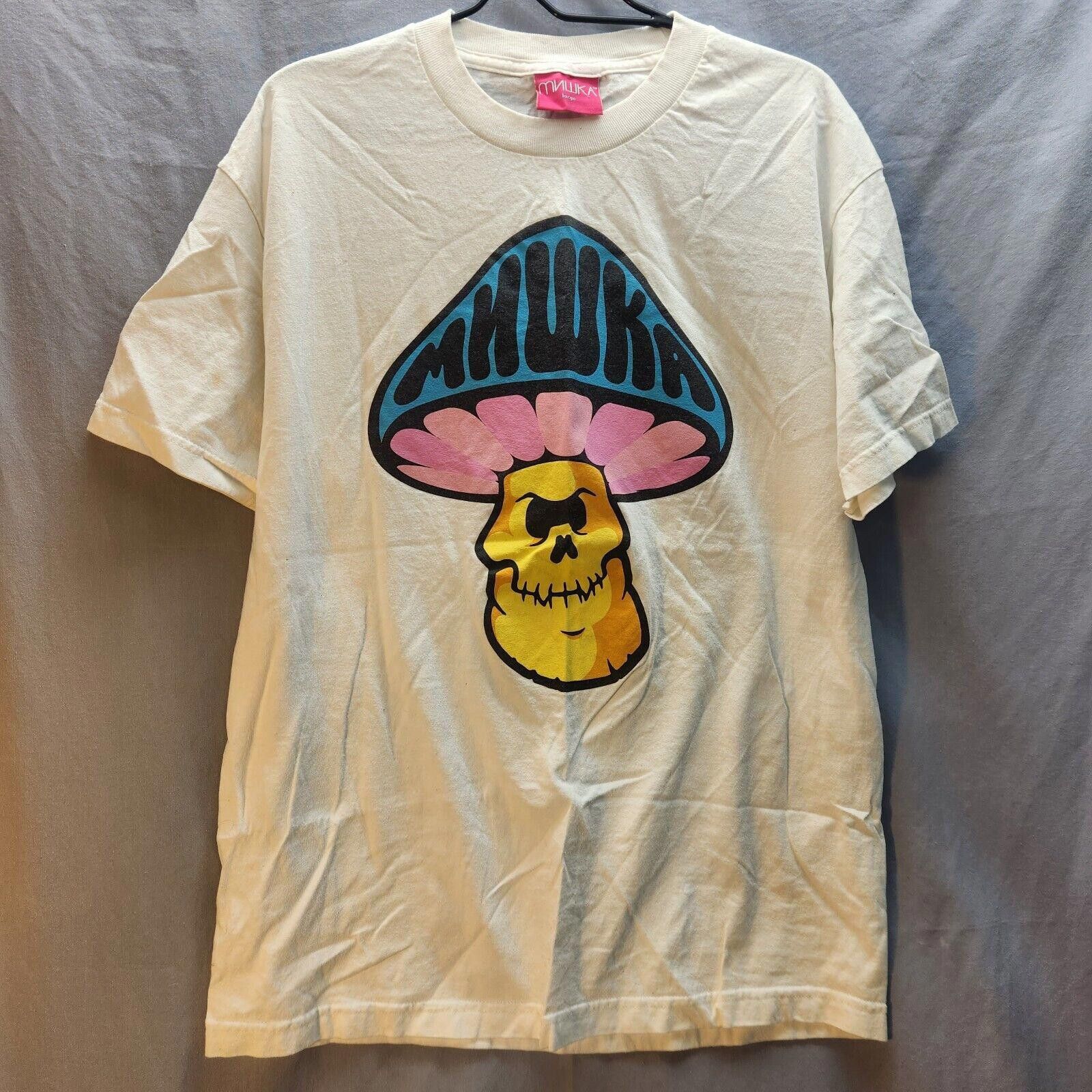 Designer MNWKA Mushroom Tshirt White Size Mens Large Size US L / EU 52-54 / 3 - 1 Thumbnail