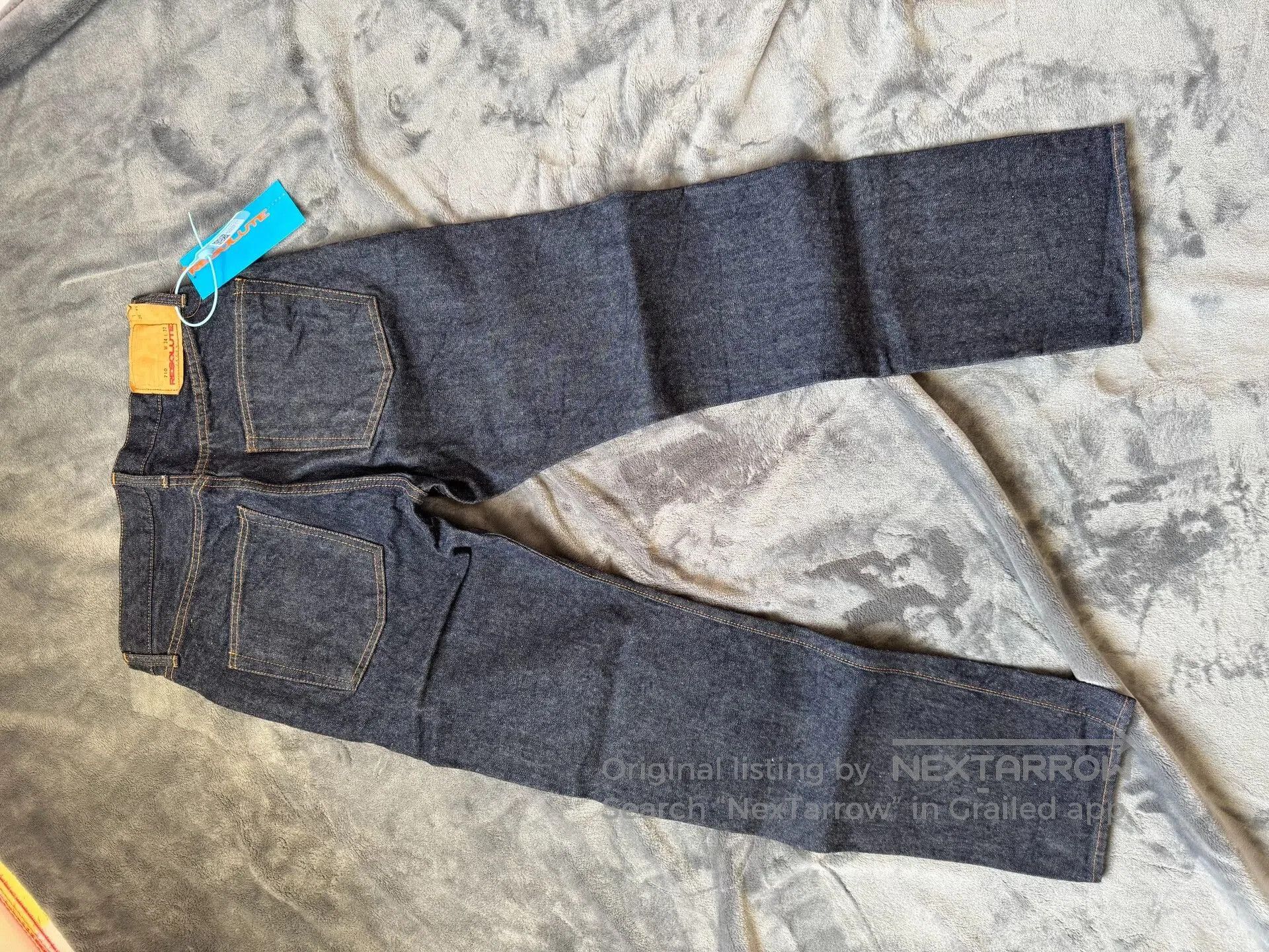 RESOLUTE RESOLUTE 710 Retro Slim Straight Jeans. Size US 34 / EU 50 - 5 Thumbnail