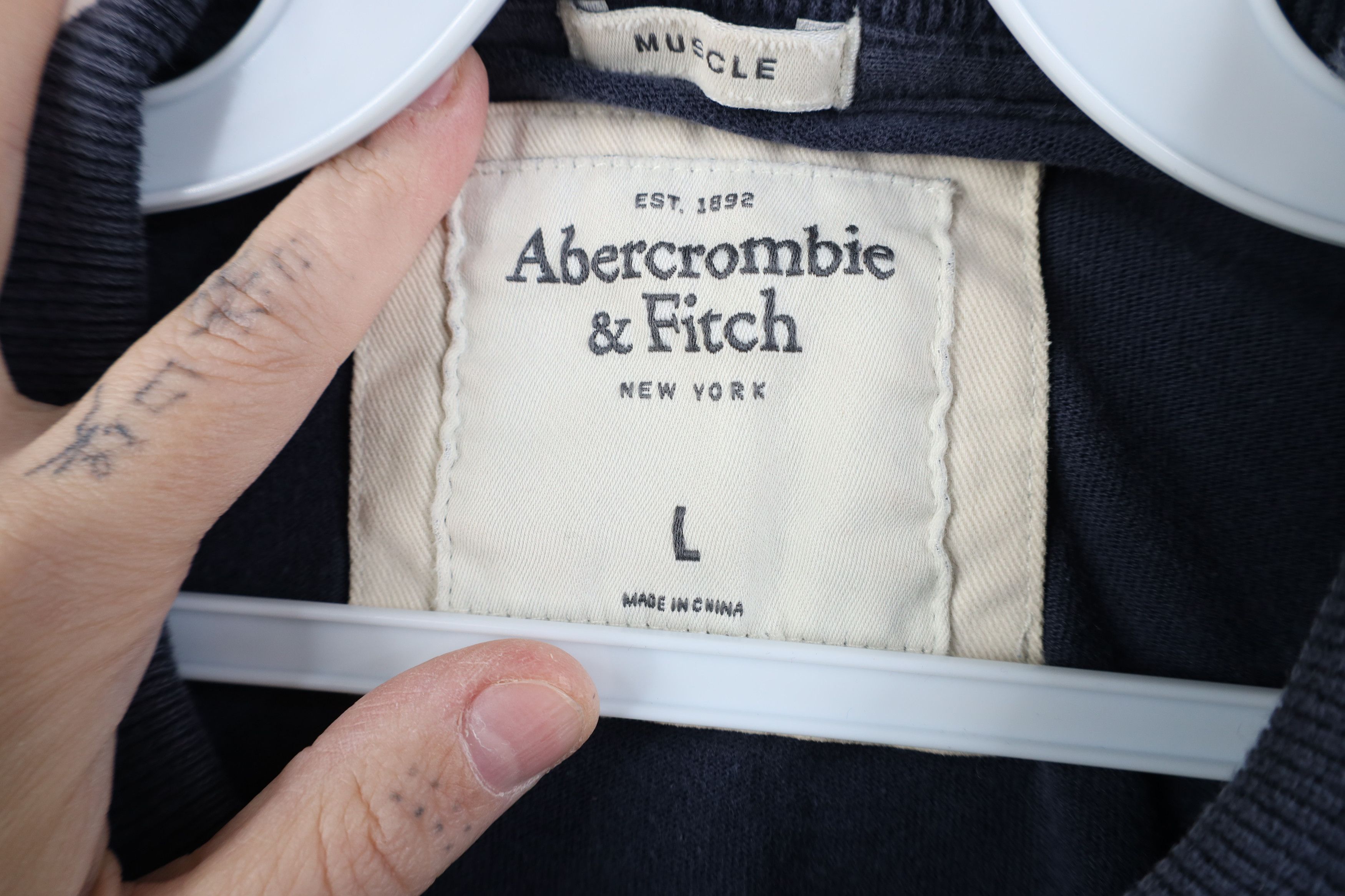 Abercrombie & Fitch Vintage Y2K Abercrombie & Fitch Long Sleeve T-Shirt Blue Size US L / EU 52-54 / 3 - 10 Thumbnail