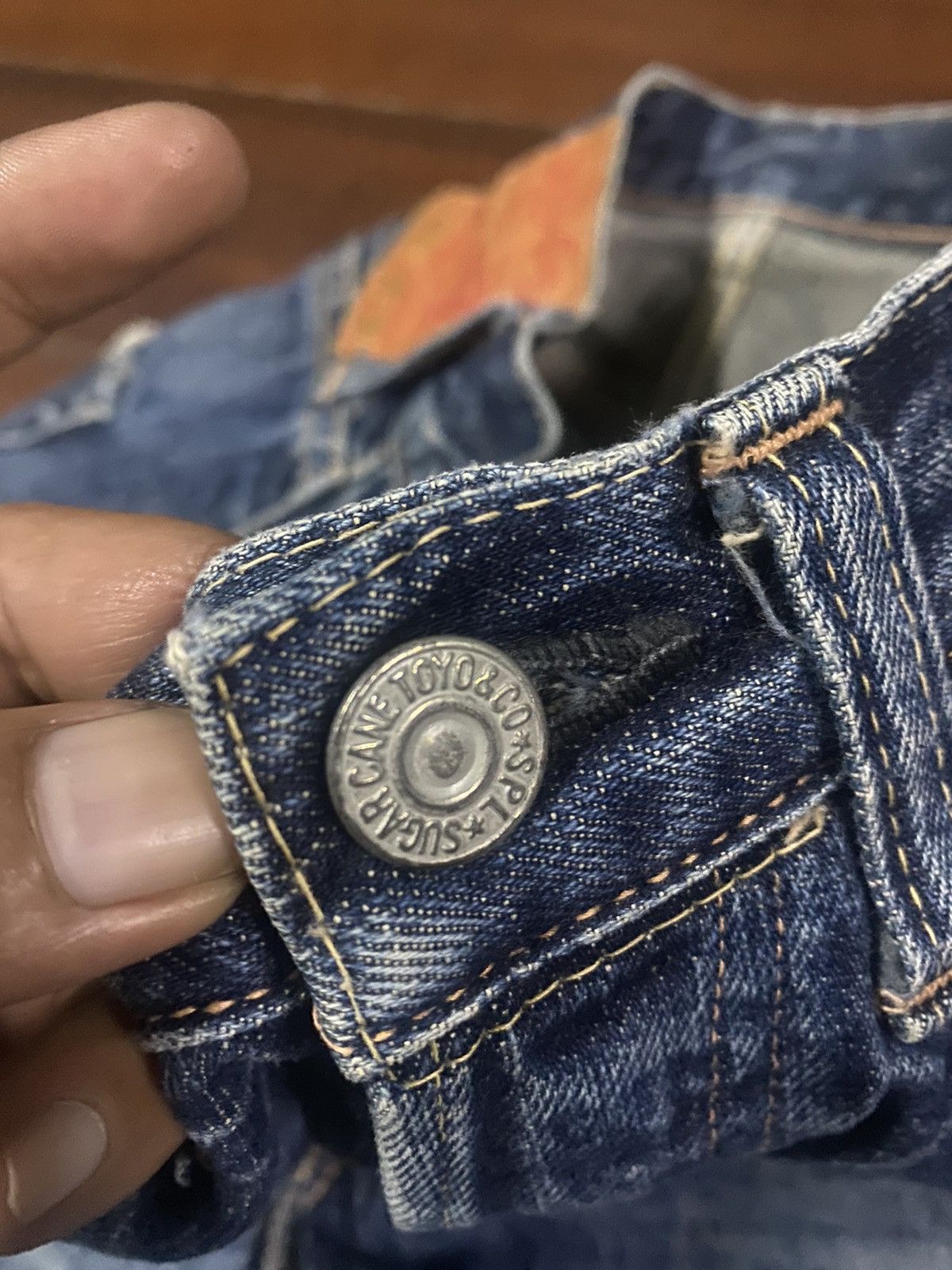 Orslow FIRE 🔥 VINTAGE SUGAR CANE 1947 SHORT JEANS REWORK CUSTOM Size US 30 / EU 46 - 8 Thumbnail