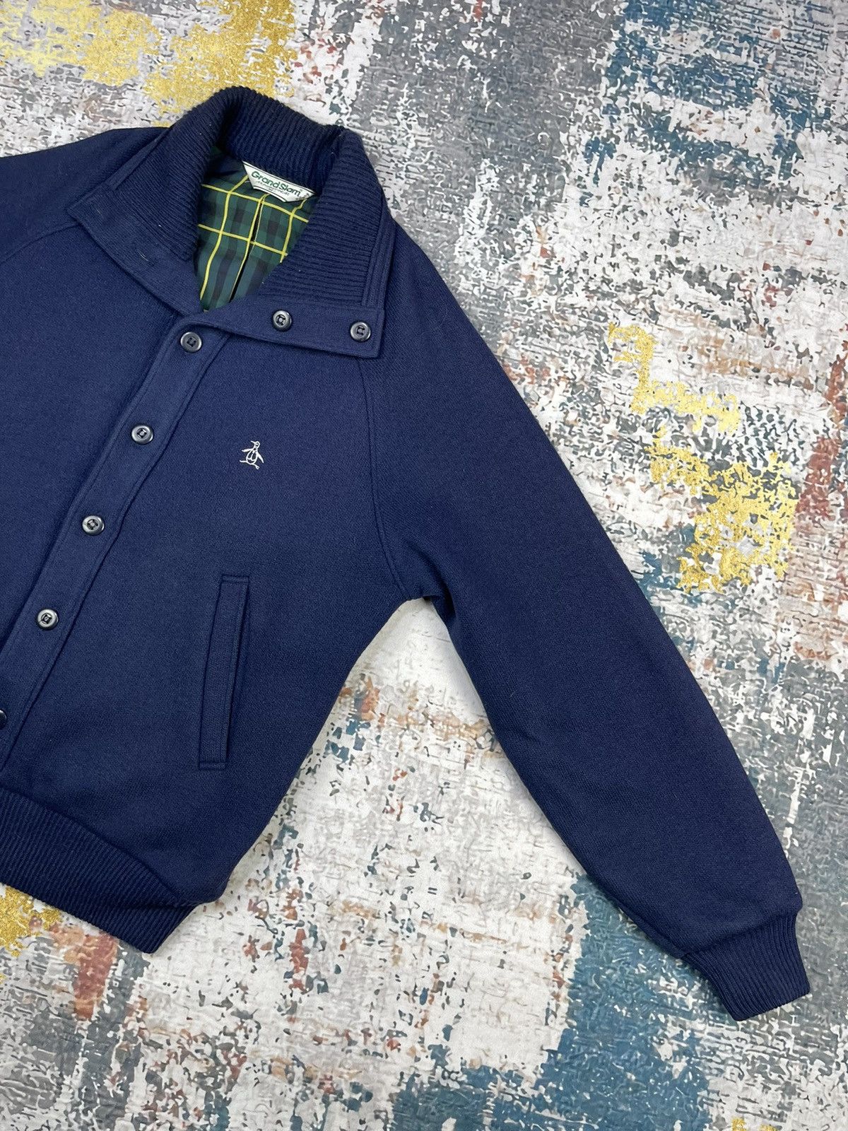 Grand Slam Vintage Grandslam Navy Button Up Jacket Size US M / EU 48-50 / 2 - 3 Thumbnail