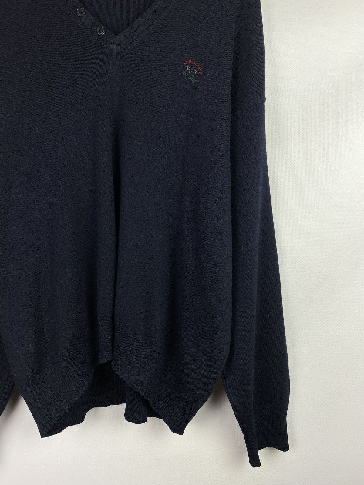 Paul & Shark Paul Shark vintage wool v-neck sweater pullover size 3XL Size US XXL / EU 58 / 5 - 7 Thumbnail