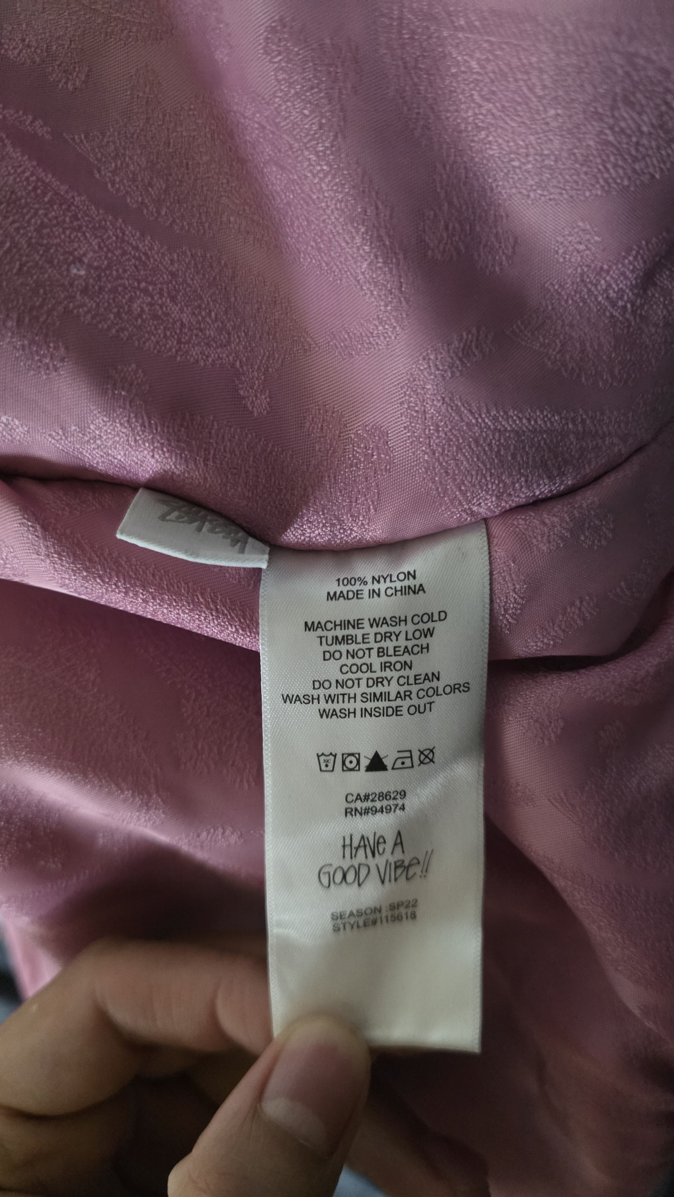 Stussy Stussy Dyed Nylon Bomber 'Navy' Size US XL / EU 56 / 4 - 5 Thumbnail