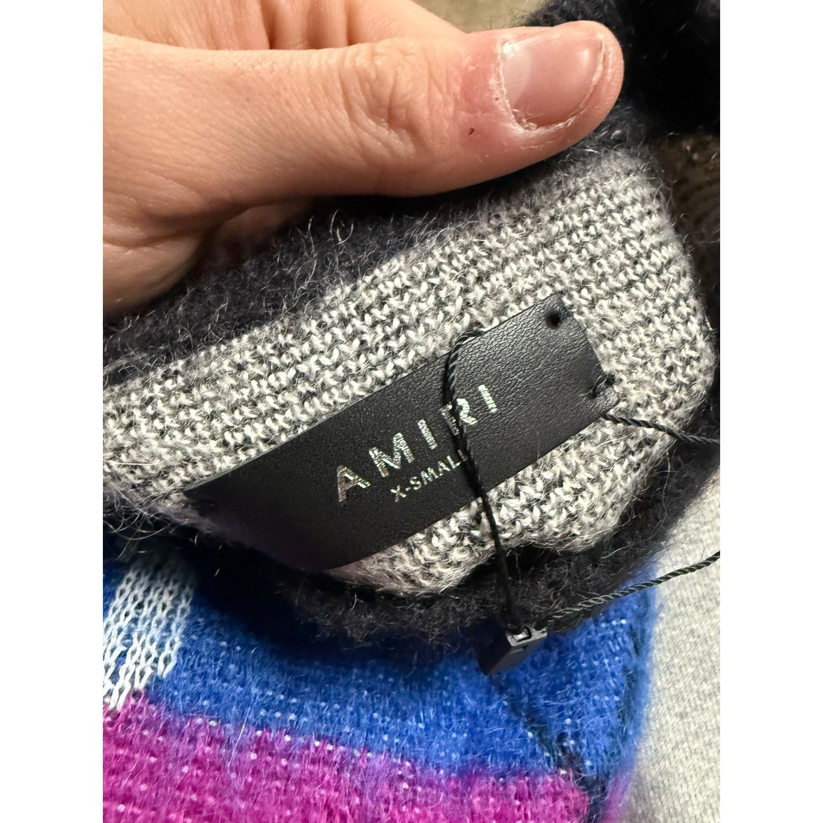 Amiri Amiri Mohair Sweater Multi Used XS Size US XS / EU 42 / 0 - 4 Thumbnail