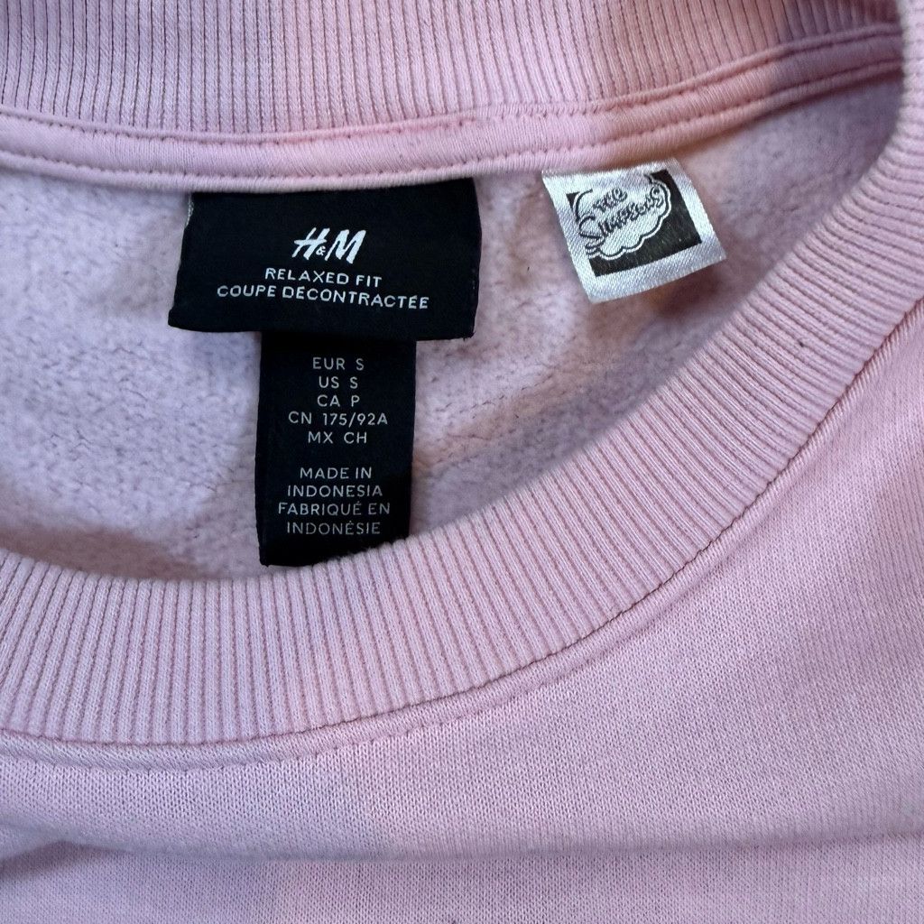 Other H&M Men’s S Pink Krusty Simpsons Embroidered Sweatshirt Size US S / EU 44-46 / 1 - 3 Thumbnail