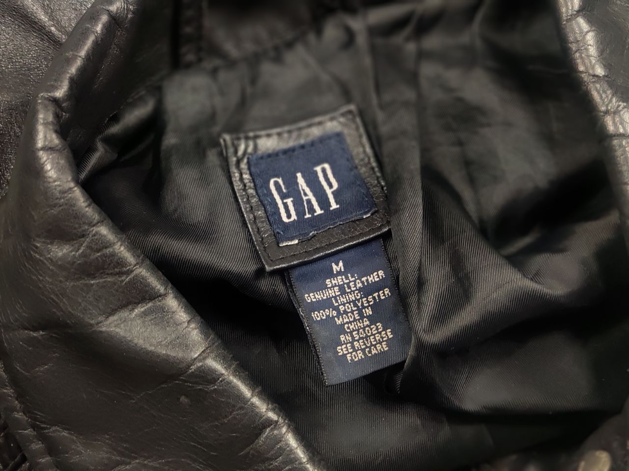 Gap Rare Gap Vintage 1999 Dyed Leather Trucker Rockstar Jacket Size M / US 6-8 / IT 42-44 - 14 Thumbnail