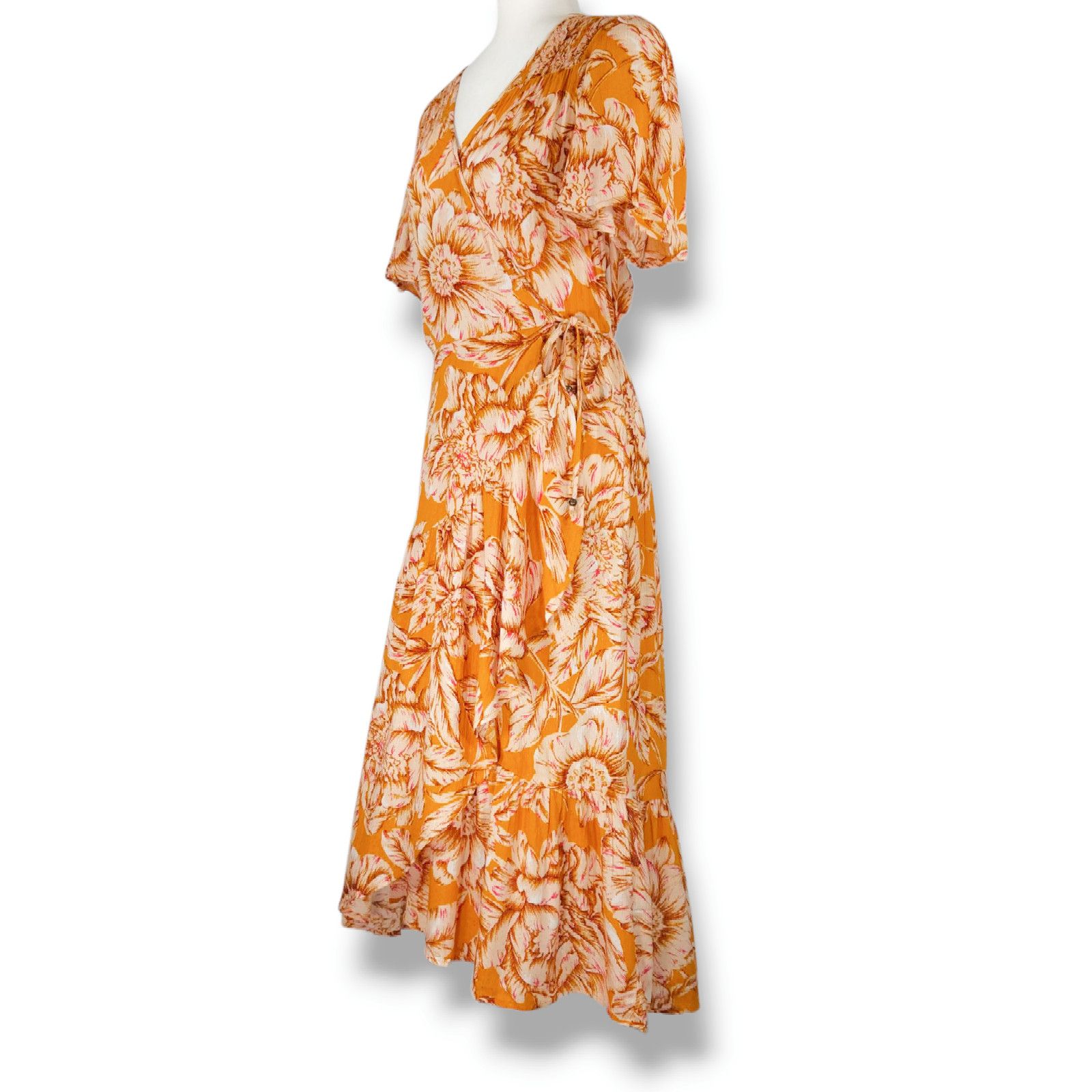 Other NWT Band of the Free Heather Wrap Maxi Dress Sz. S [4-6] Size S / US 4 / IT 40 - 2 Thumbnail