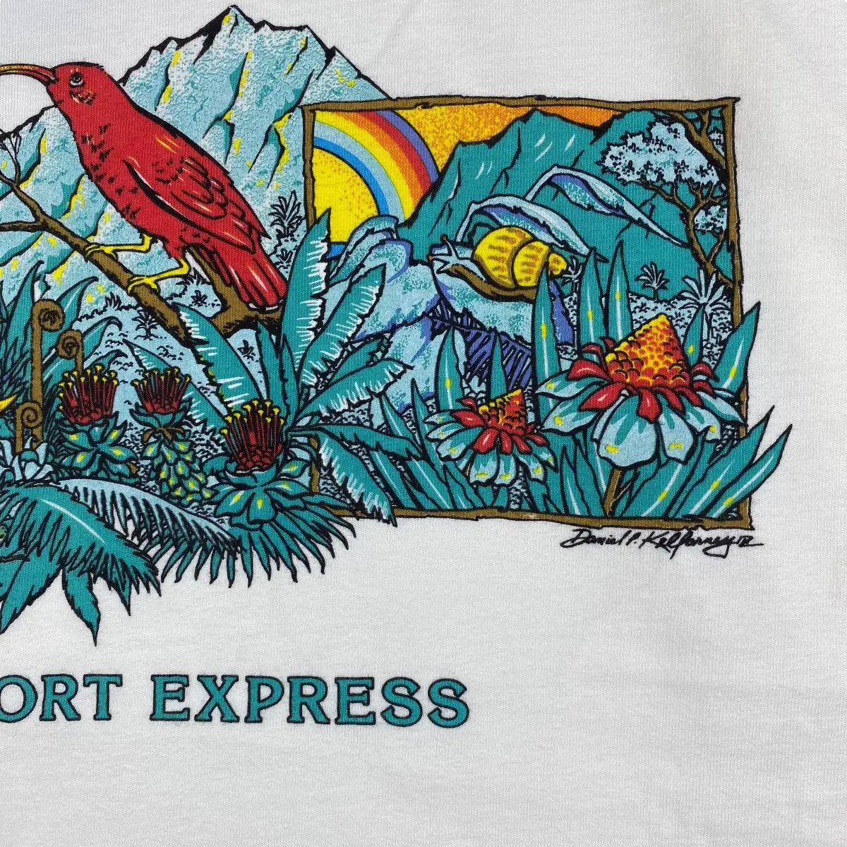 Vintage Vintage 90's SUPER RESORT EXRESS Habitat Graphic Tee Shirt Size US M / EU 48-50 / 2 - 3 Thumbnail