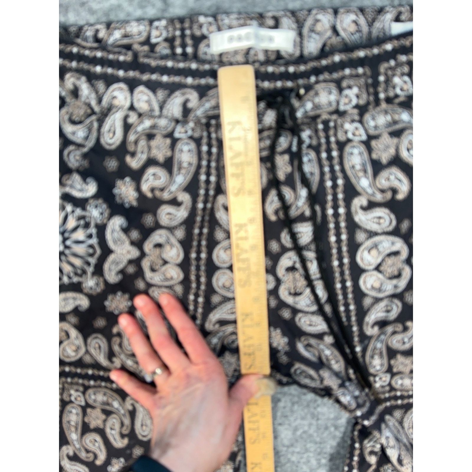 Pacsun PacSun Paisley Womens Joggers Print Black White Small Size 27" / US 4 / IT 40 - 12 Thumbnail