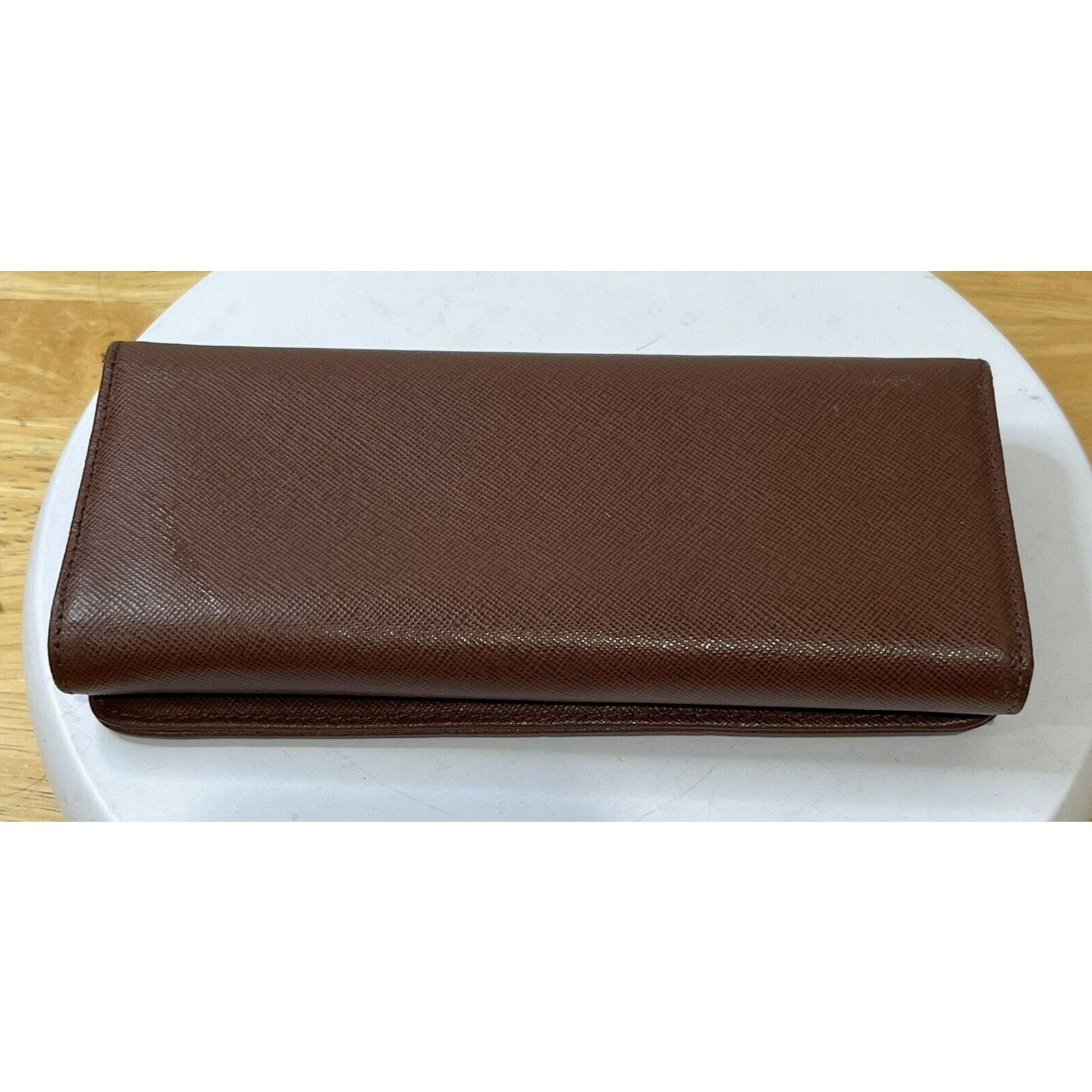Tory Burch Tory Burch Zip Continental Wallet Brown logo card holder Size ONE SIZE - 2 Thumbnail