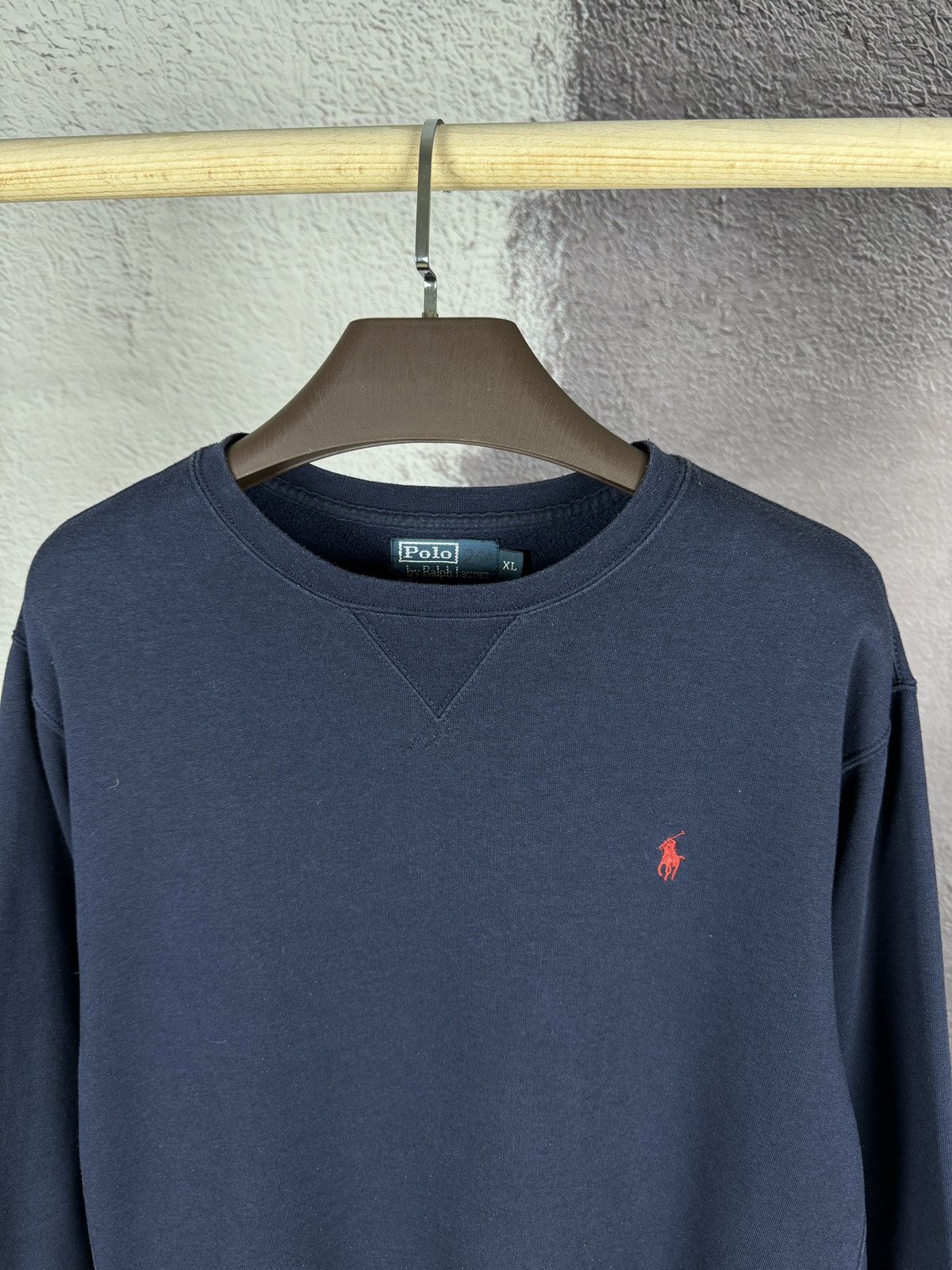 Polo Ralph Lauren Polo Ralph Lauren vintage blue navy logo sweatshirt Size US XL / EU 56 / 4 - 6 Thumbnail
